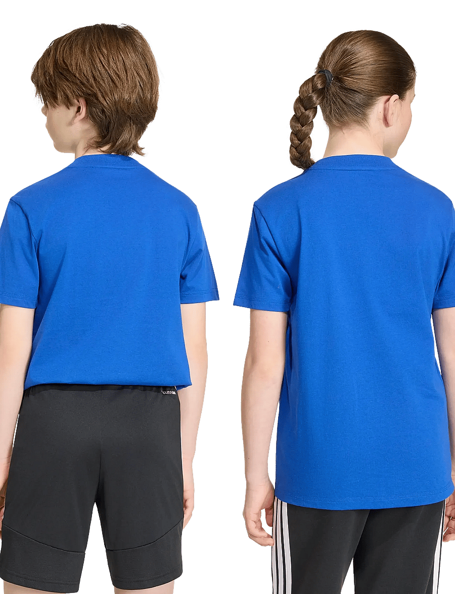 adidas Sportswear - J LIN TEE 160 - kortärmade t-shirts - royblu/white - 3