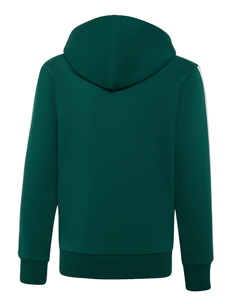 adidas Sportswear - J 3S FL FZ HD - kapuzenpullover - cgreen/white - 1