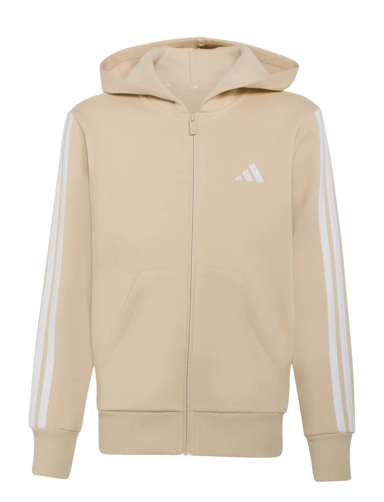 adidas Sportswear J 3S FL FZ HD - Hoodies - CRLI/WHITE / cream