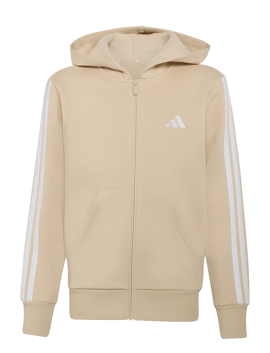 adidas Sportswear - J 3S FL FZ HD - hættetrøjer - crli/white - 0