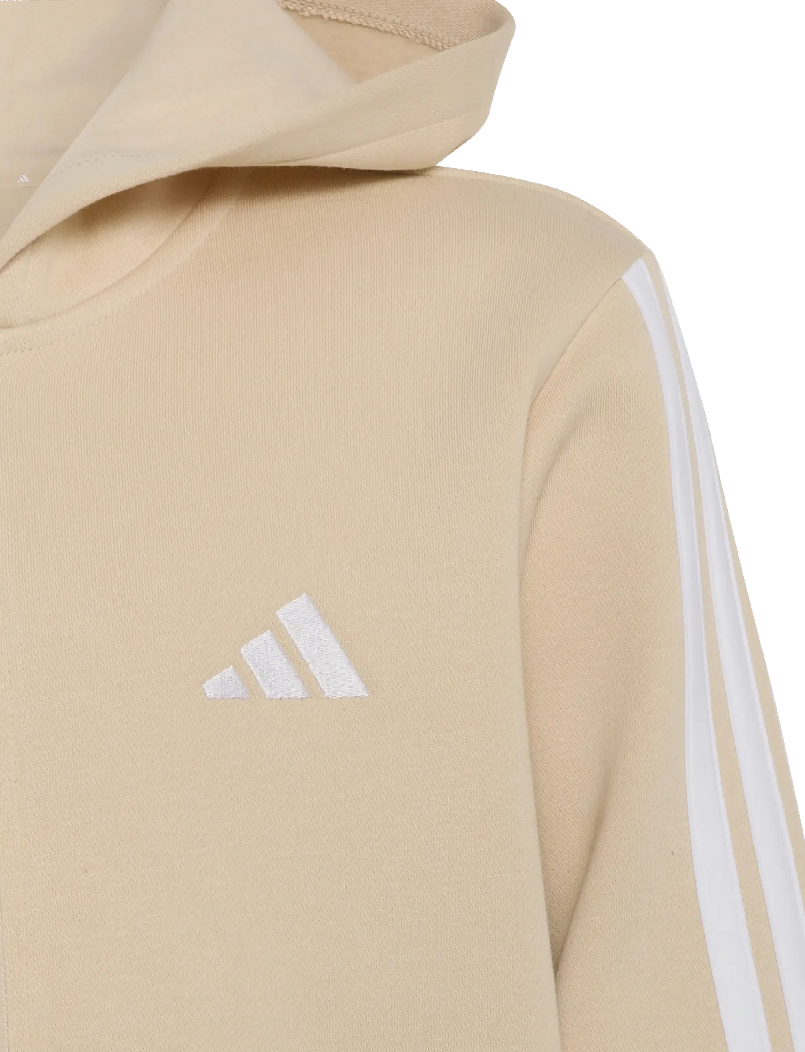 adidas Sportswear - J 3S FL FZ HD - hættetrøjer - crli/white - 2
