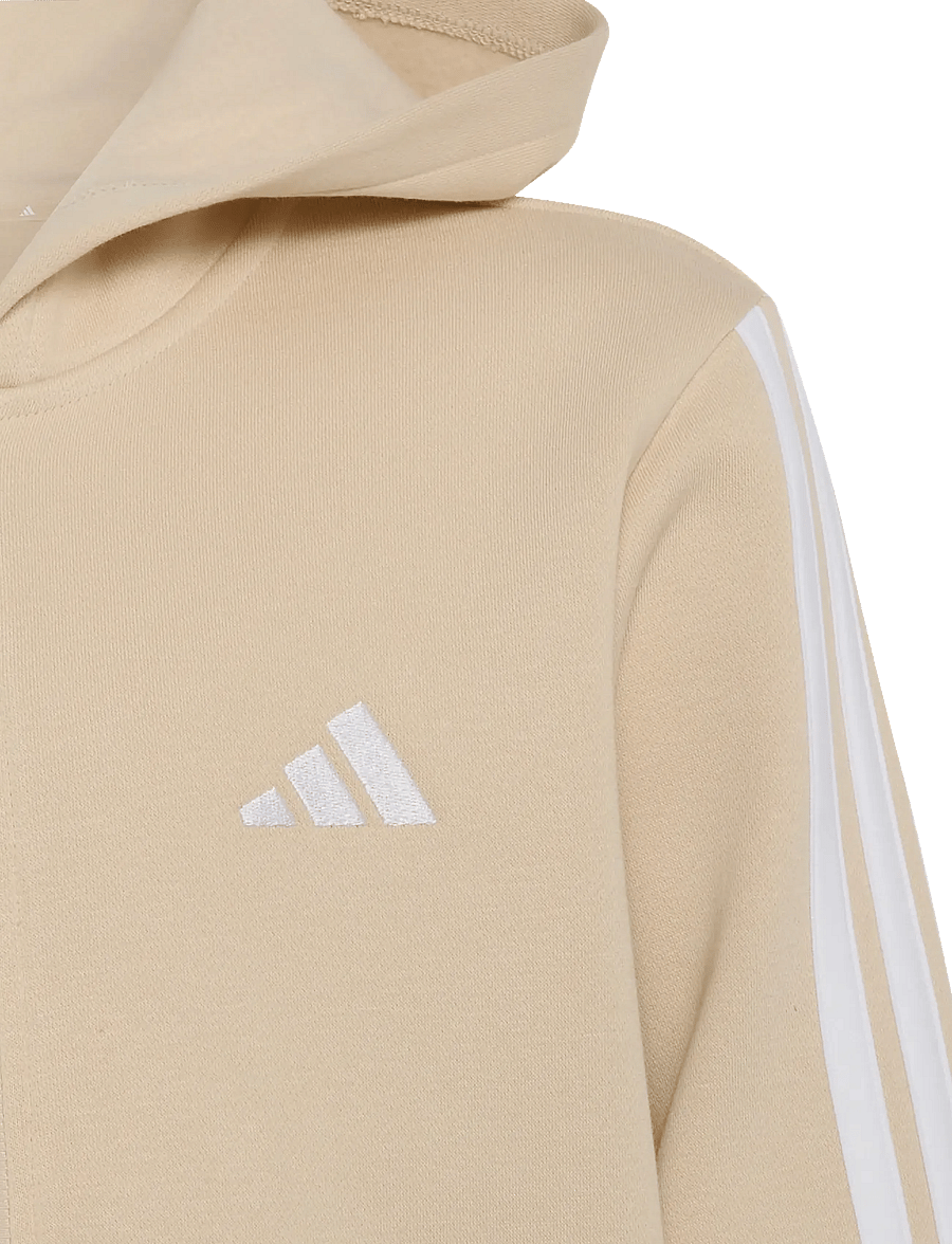 adidas Sportswear - J 3S FL FZ HD - hættetrøjer - crli/white - 2