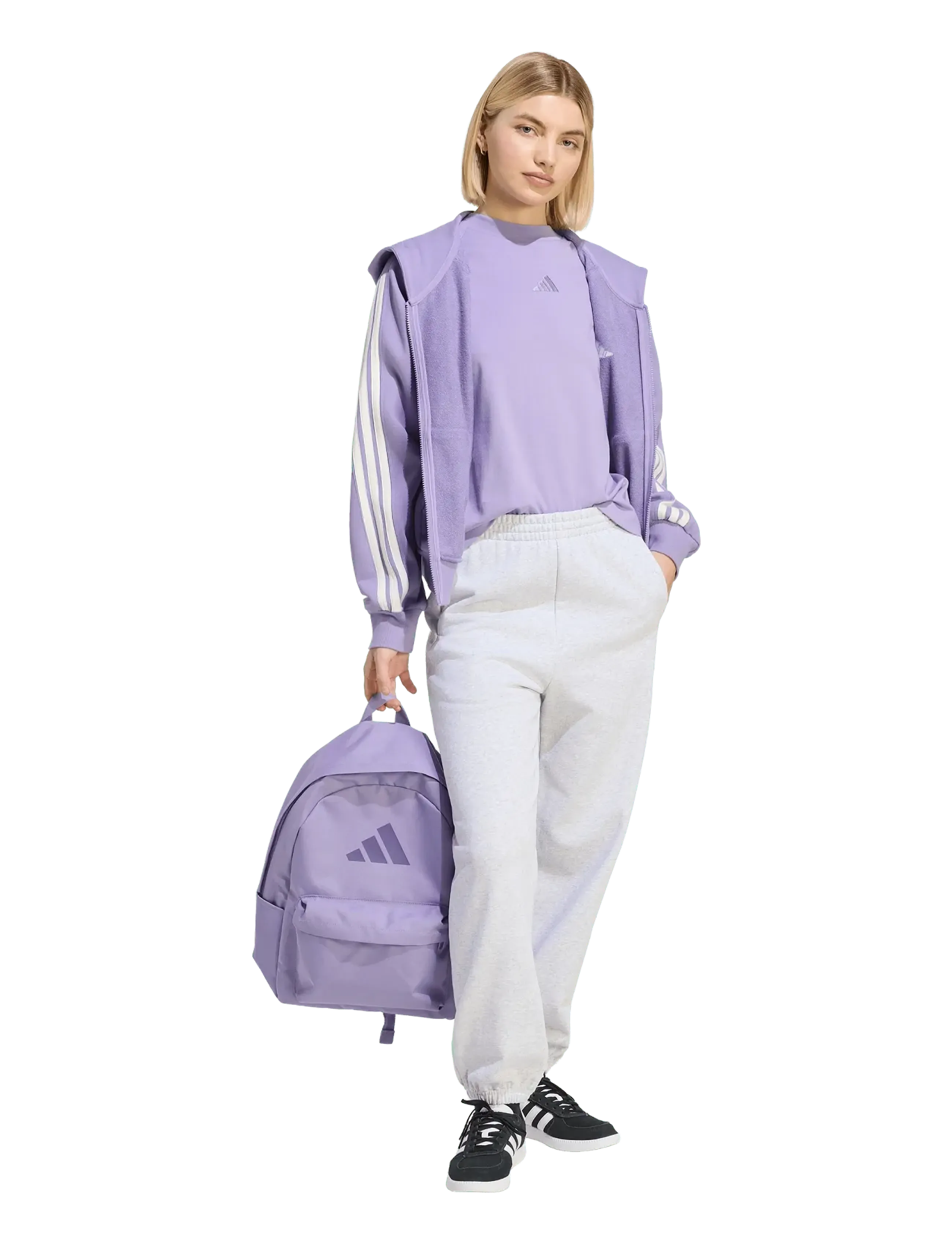 adidas Sportswear W AK SL R CF PT - Joggingbukser - LGREYH / grey