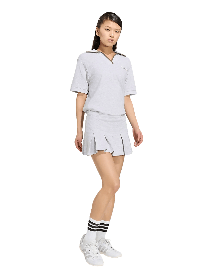 adidas Sportswear - W CP POLO - toppe & t-shirts - lgreyh/olistr - 0