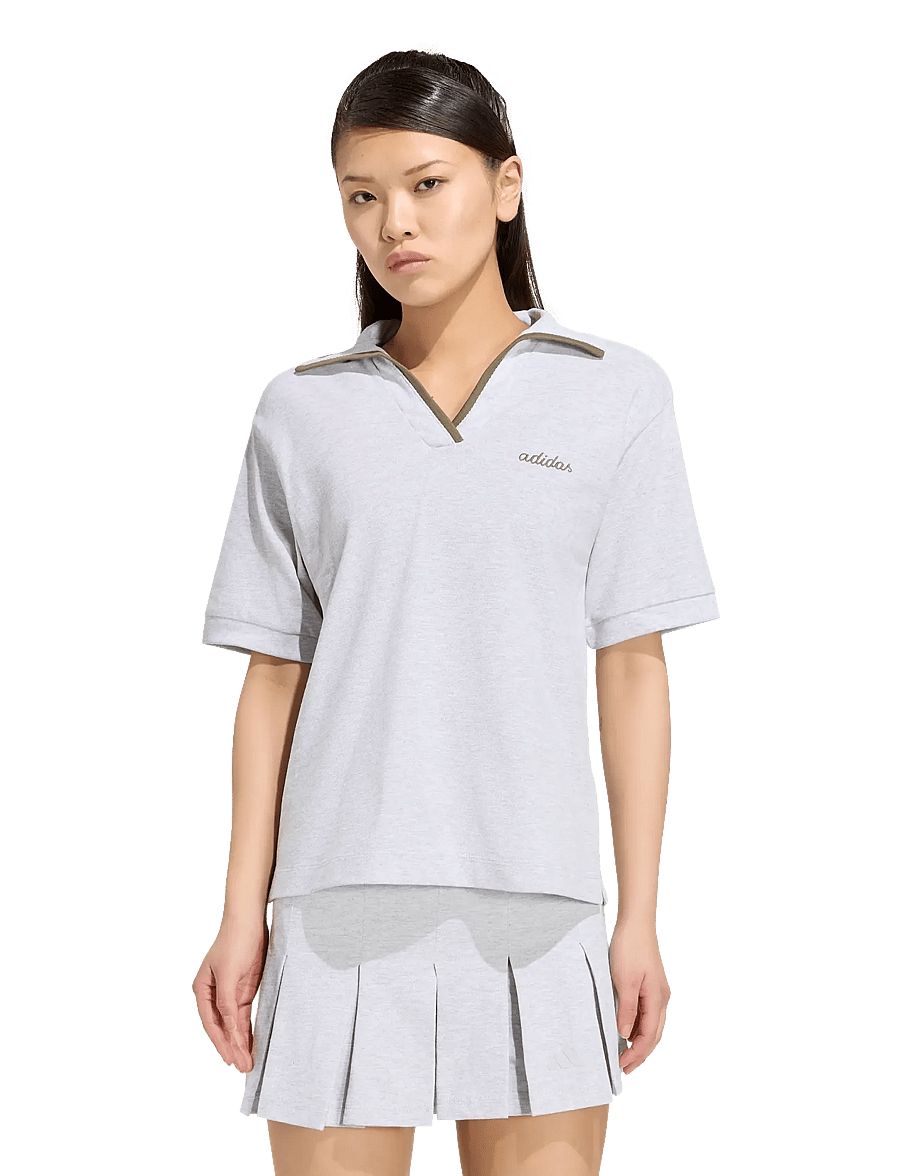 adidas Sportswear - W CP POLO - toppe & t-shirts - lgreyh/olistr - 2