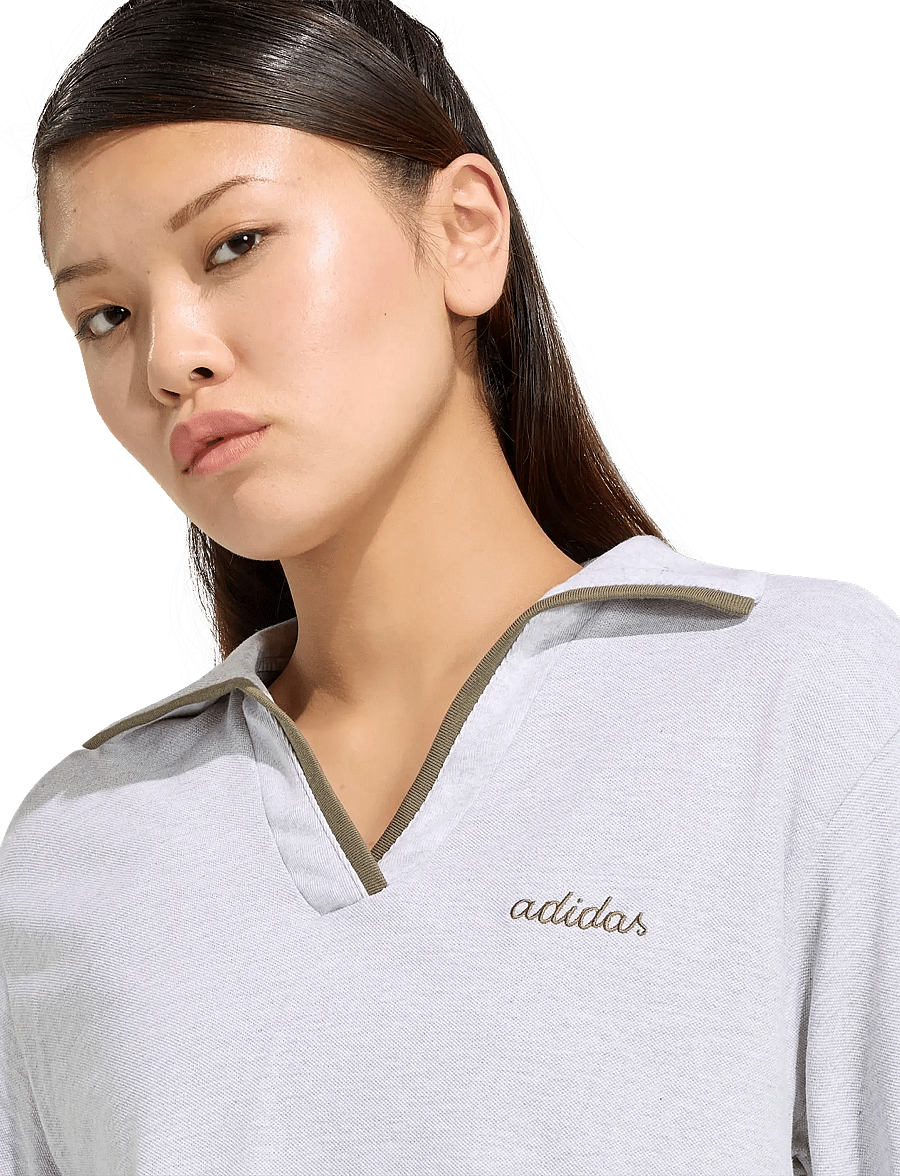 adidas Sportswear - W CP POLO - toppe & t-shirts - lgreyh/olistr - 3