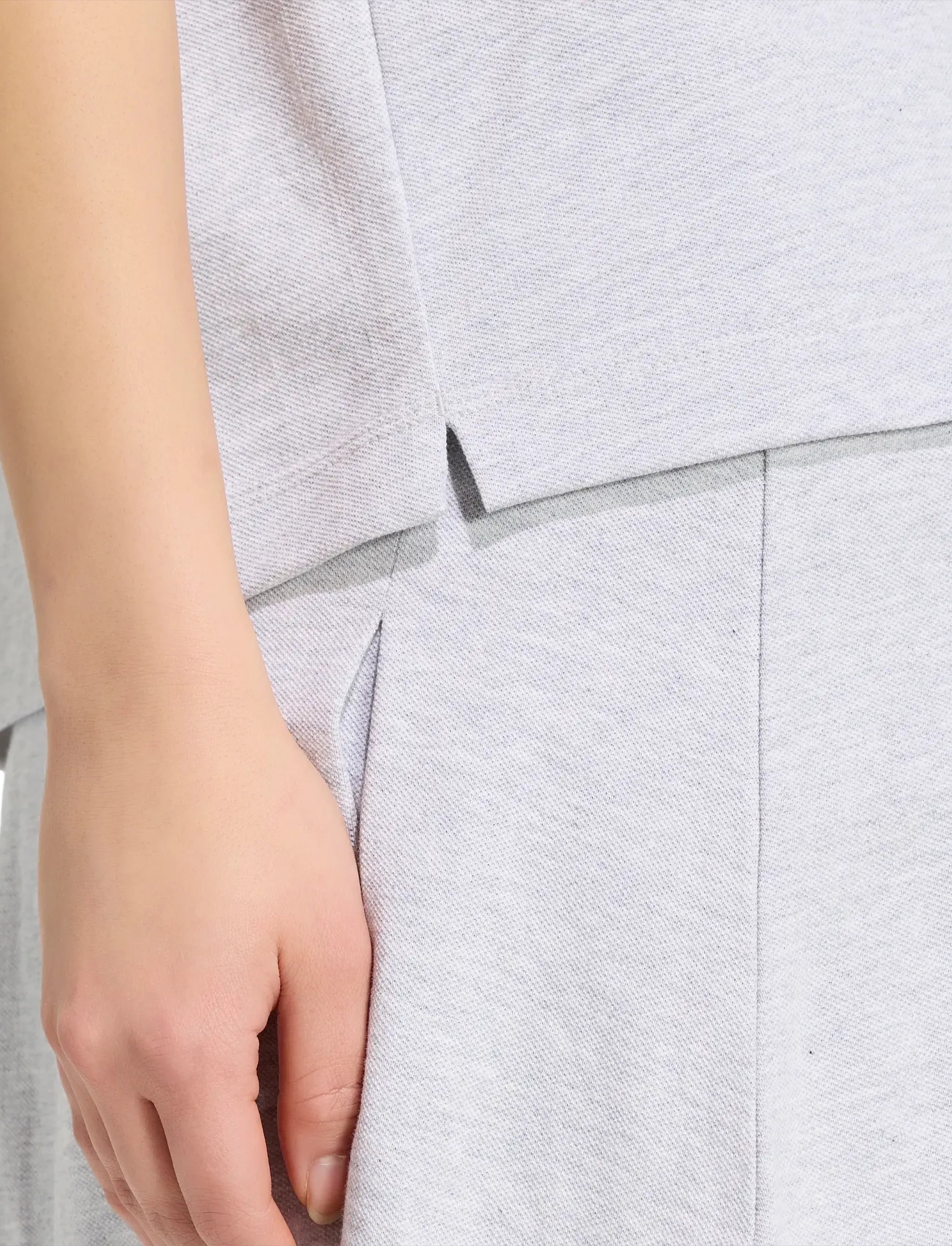 adidas Sportswear - W CP POLO - toppe & t-shirts - lgreyh/olistr - 4