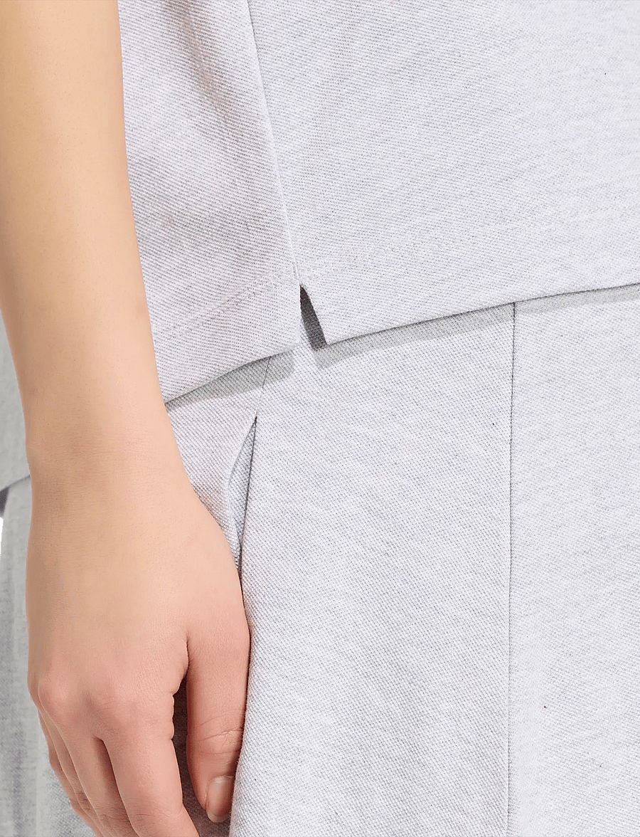 adidas Sportswear - W CP POLO - toppe & t-shirts - lgreyh/olistr - 4