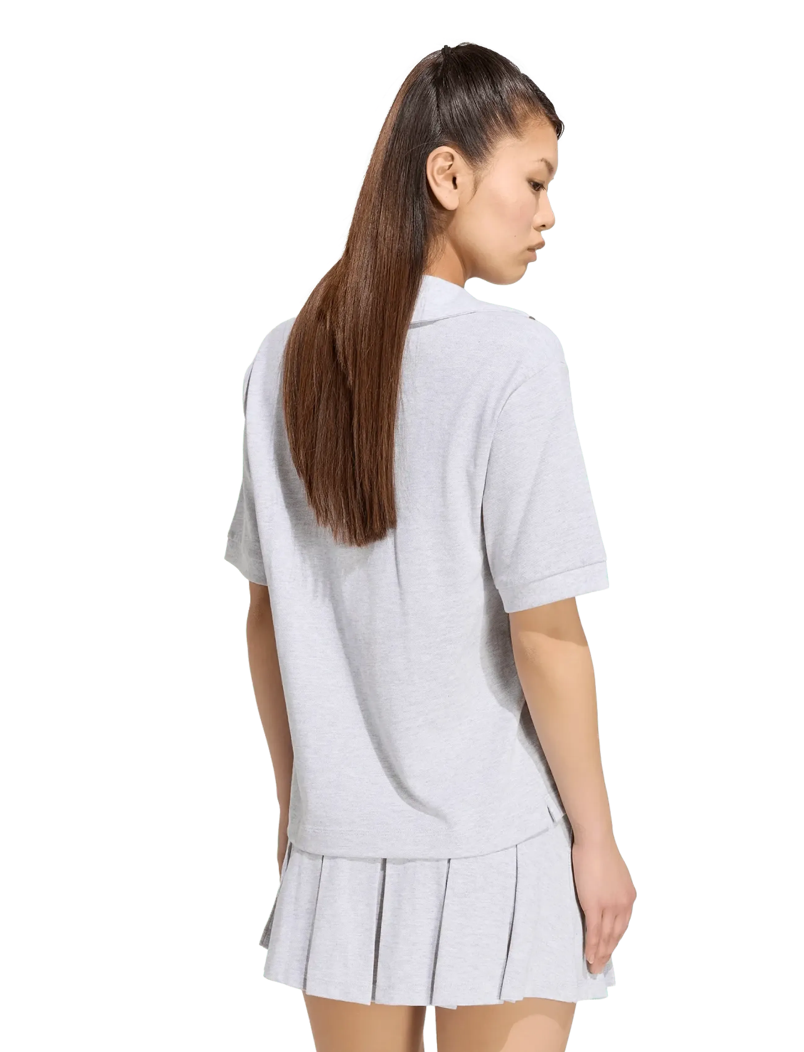 adidas Sportswear - W CP POLO - toppe & t-shirts - lgreyh/olistr - 5