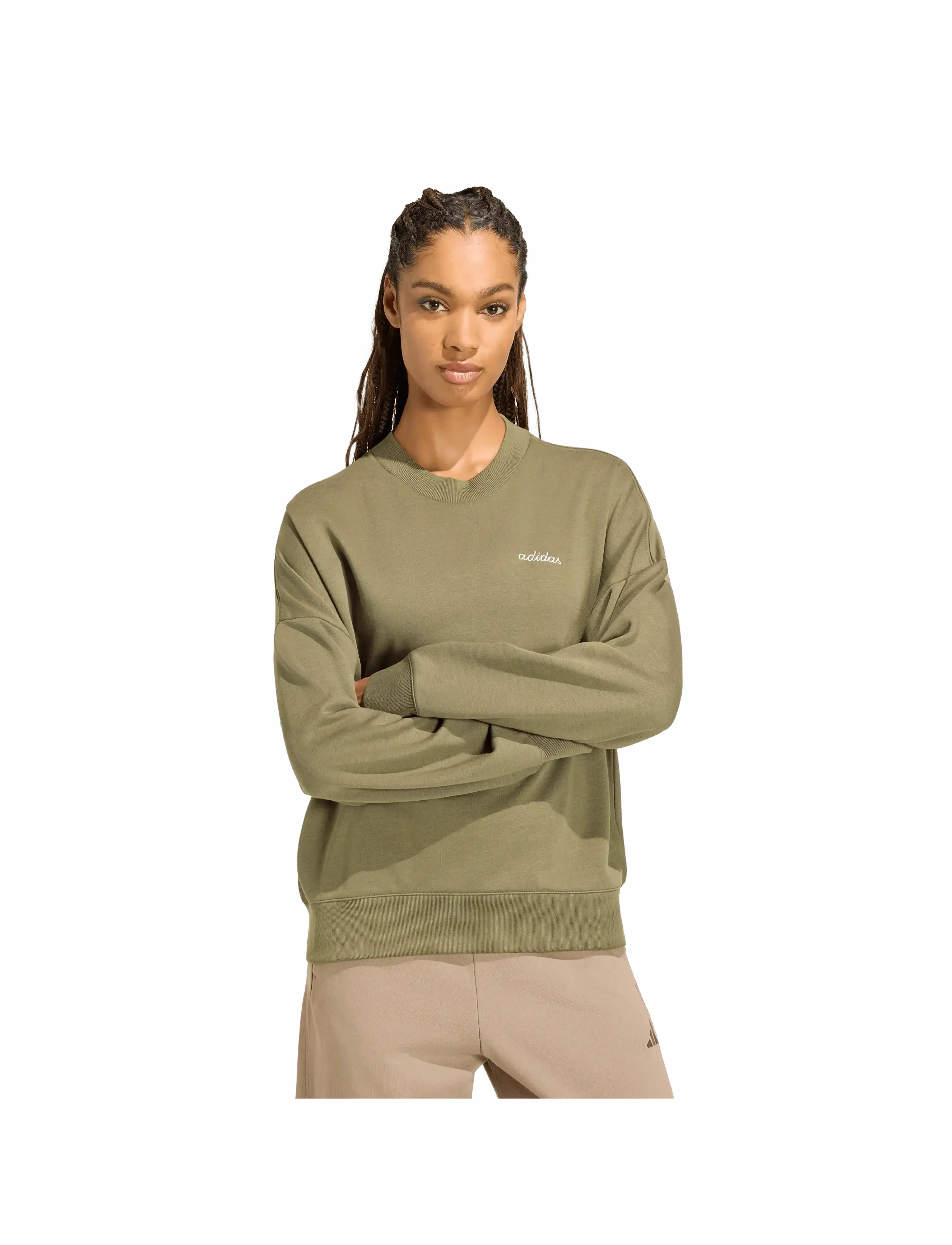 adidas Sportswear - W CP CRW - olistr/lgsogr - 2
