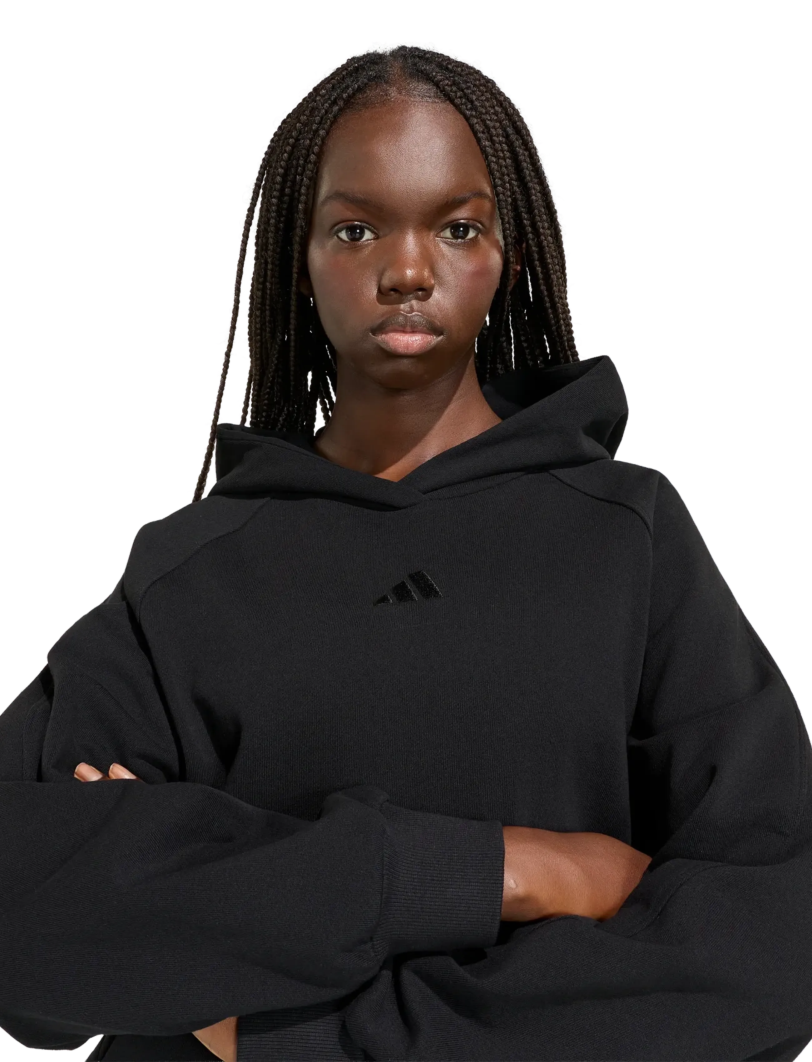 adidas Sportswear - W AK SL OH HD - kapuutsiga dressipluusid - black - 3
