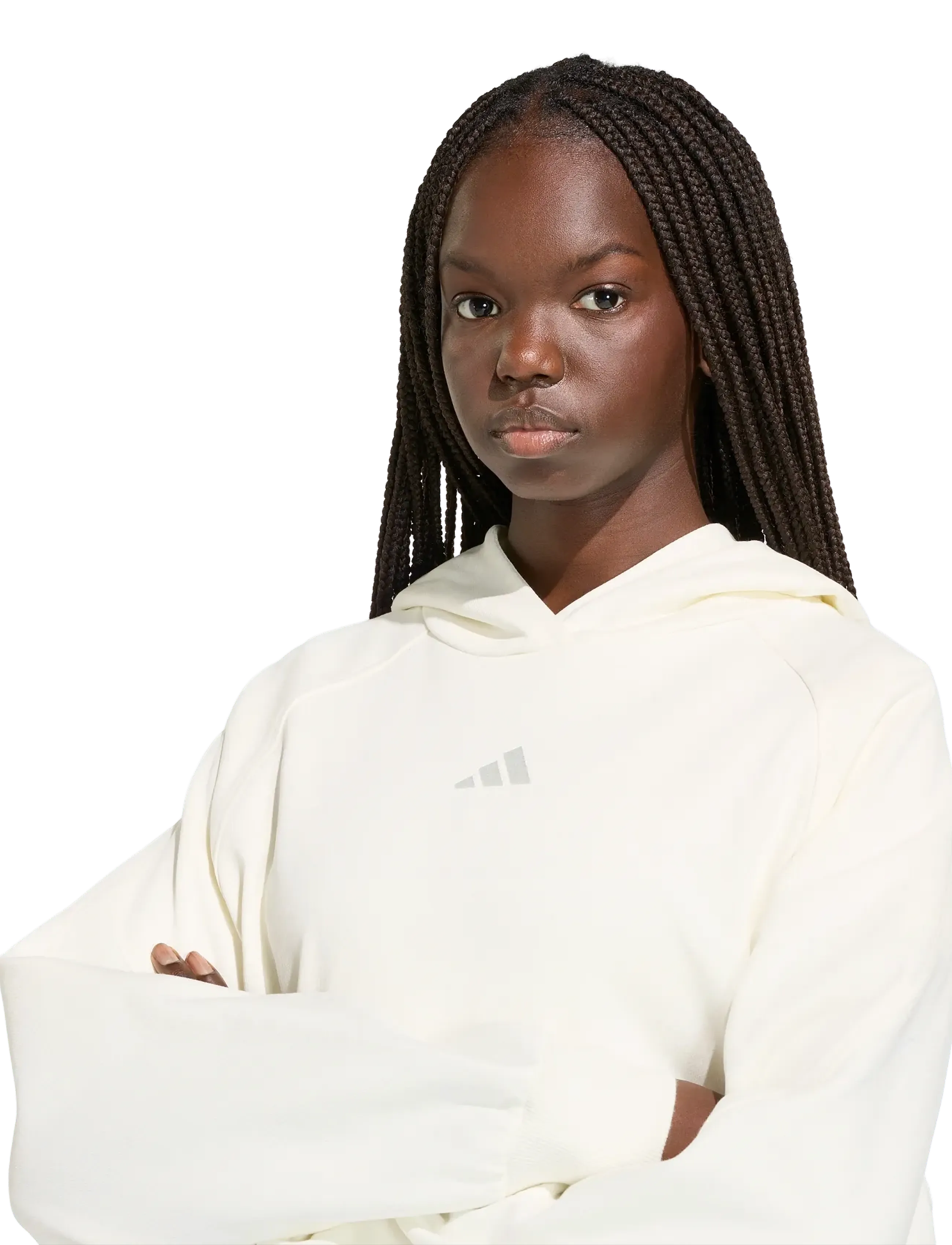 adidas Sportswear - W AK SL OH HD - overdele - owhite - 4