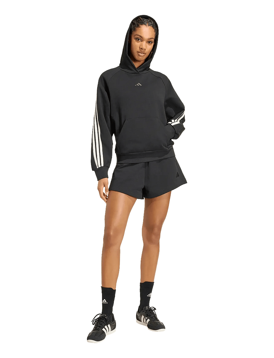 adidas Sportswear - W AK 3S OH HD - overdele - black/owhite - 0