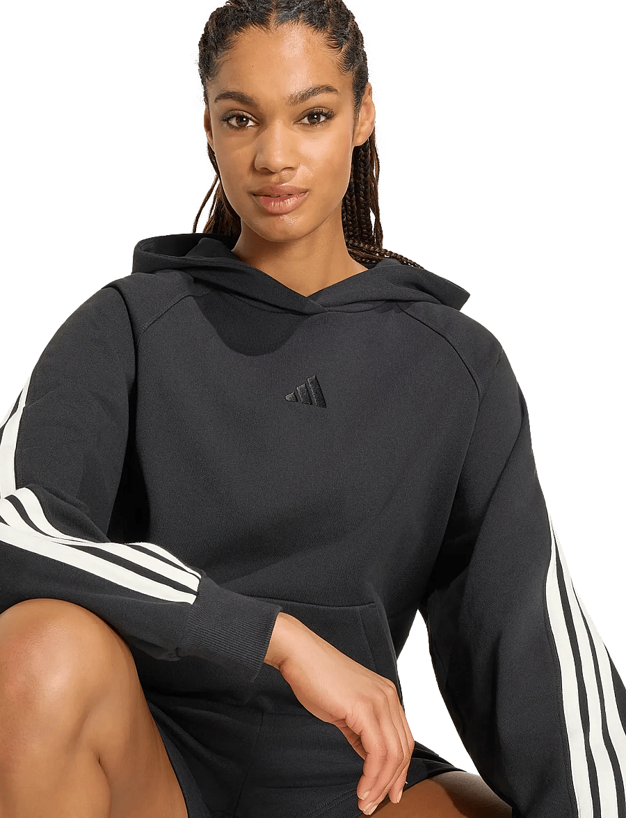 adidas Sportswear - W AK 3S OH HD - overdele - black/owhite - 3