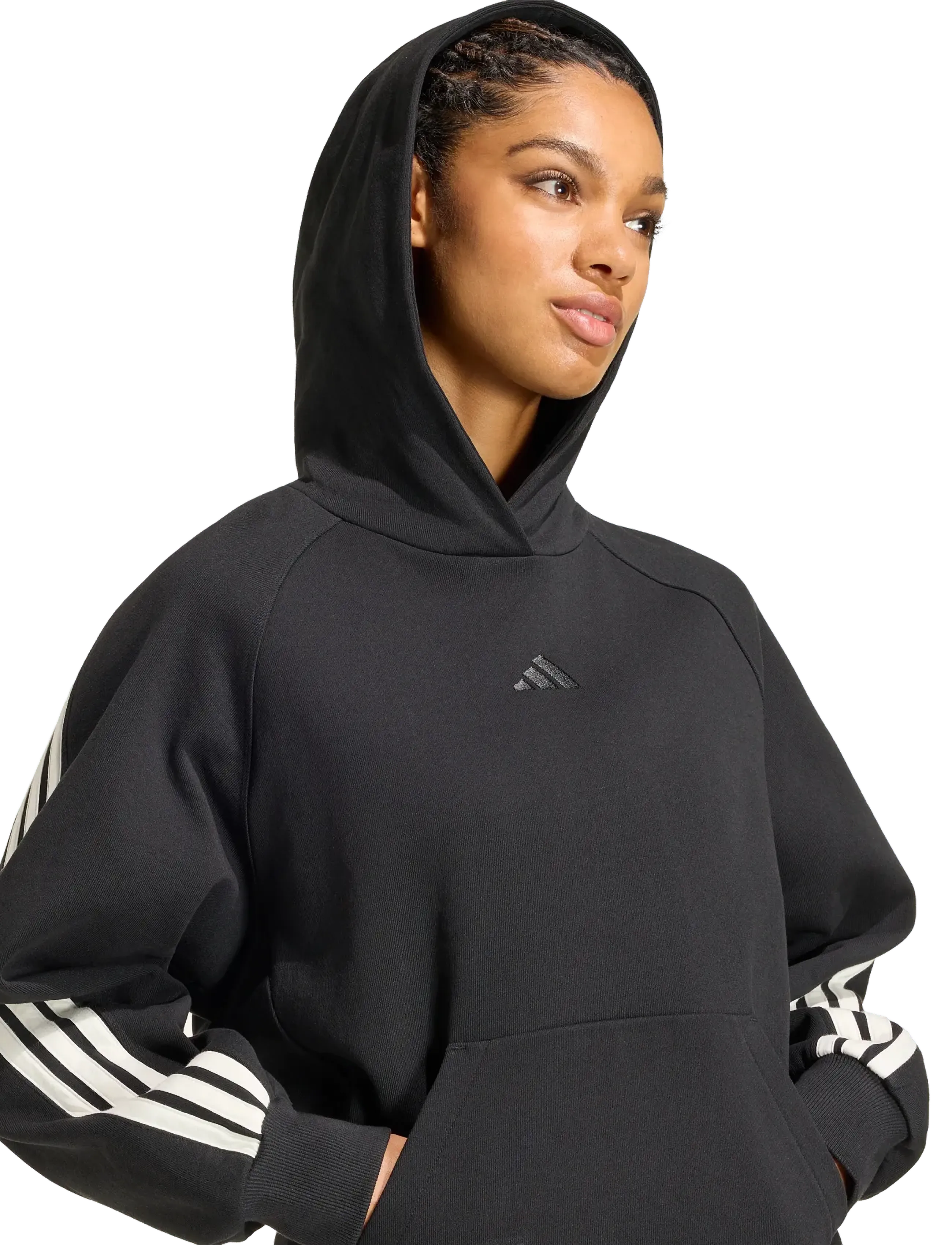 adidas Sportswear - W AK 3S OH HD - black/owhite - 5