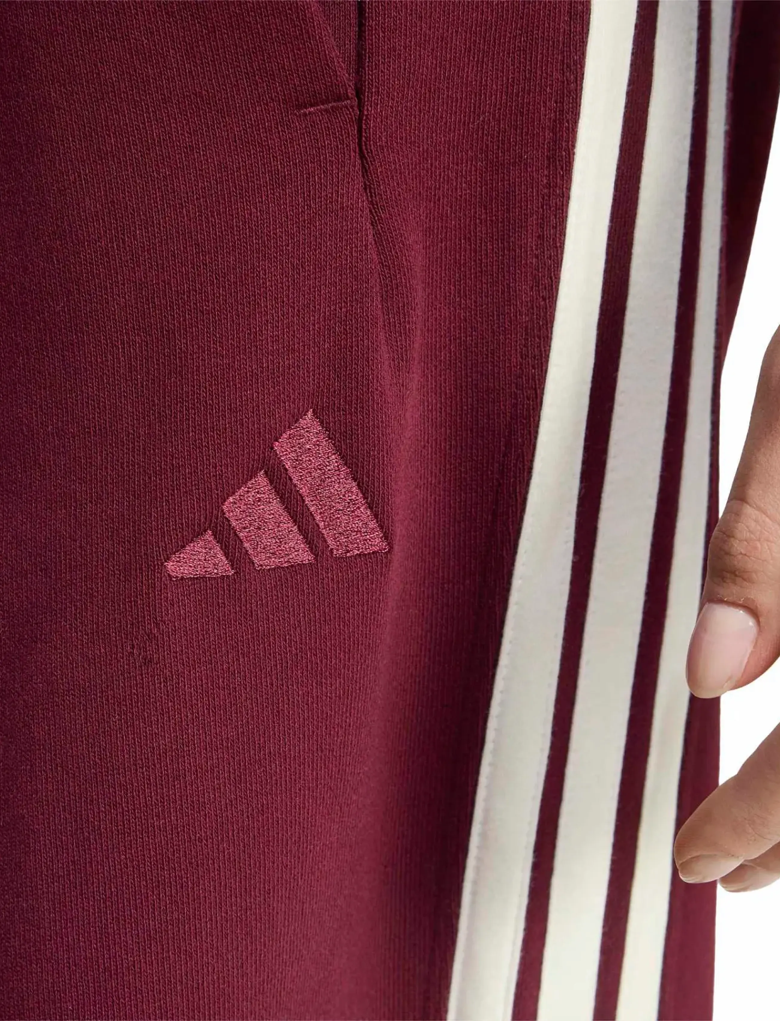 adidas Sportswear - W AK 3S WD PT - träningsbyxor - maroon/owhite - 4