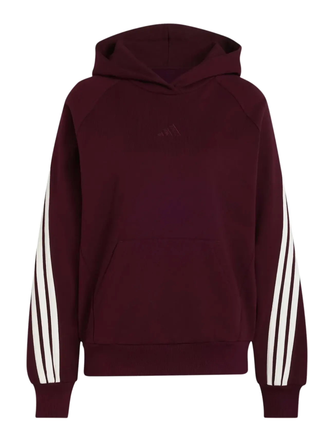 adidas Sportswear W AK 3S OH HD - Kleidung - MAROON/OWHITE / burgundy