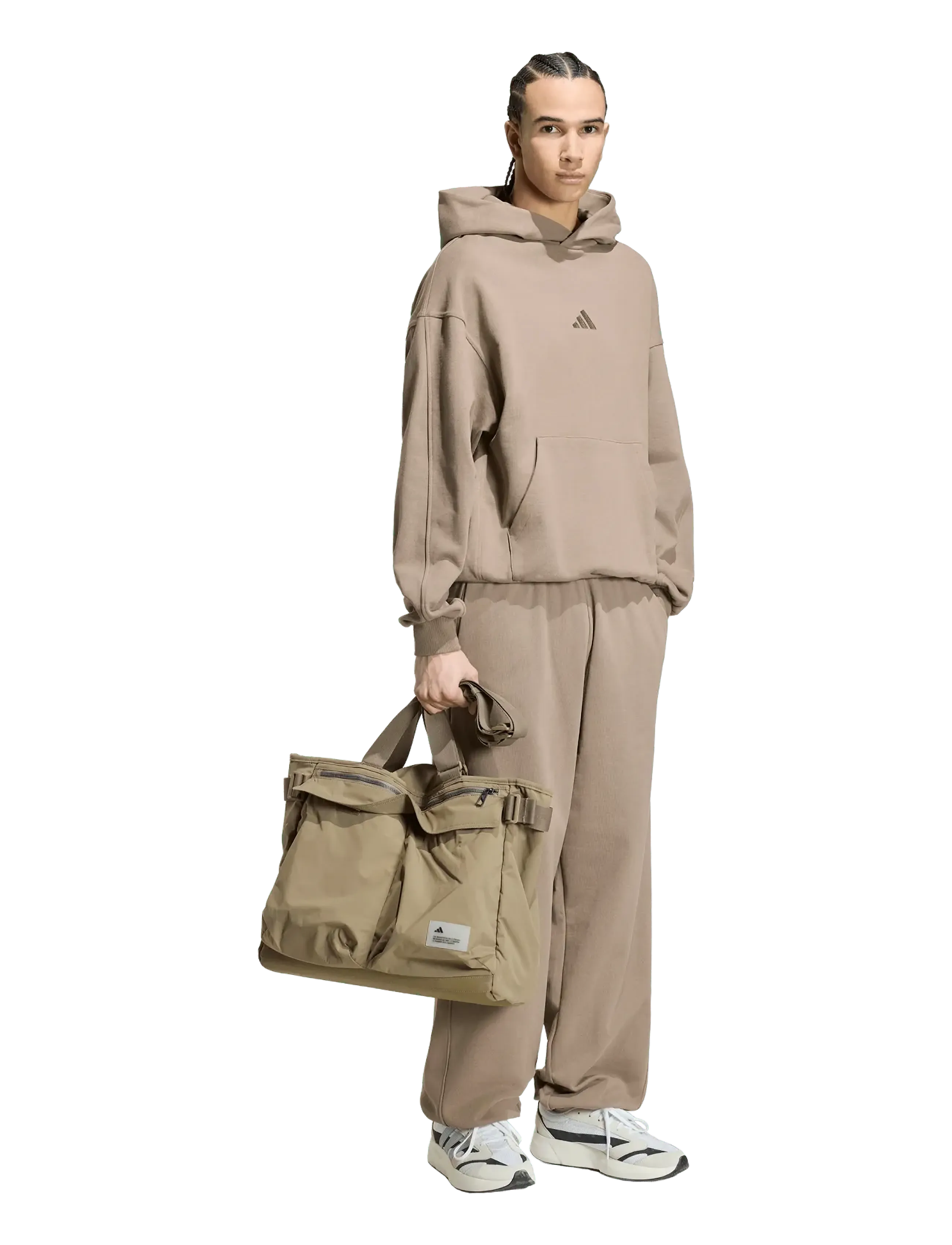 adidas Sportswear M AK SL OH HD - Sportiska stila džemperi - KHASIX / beige