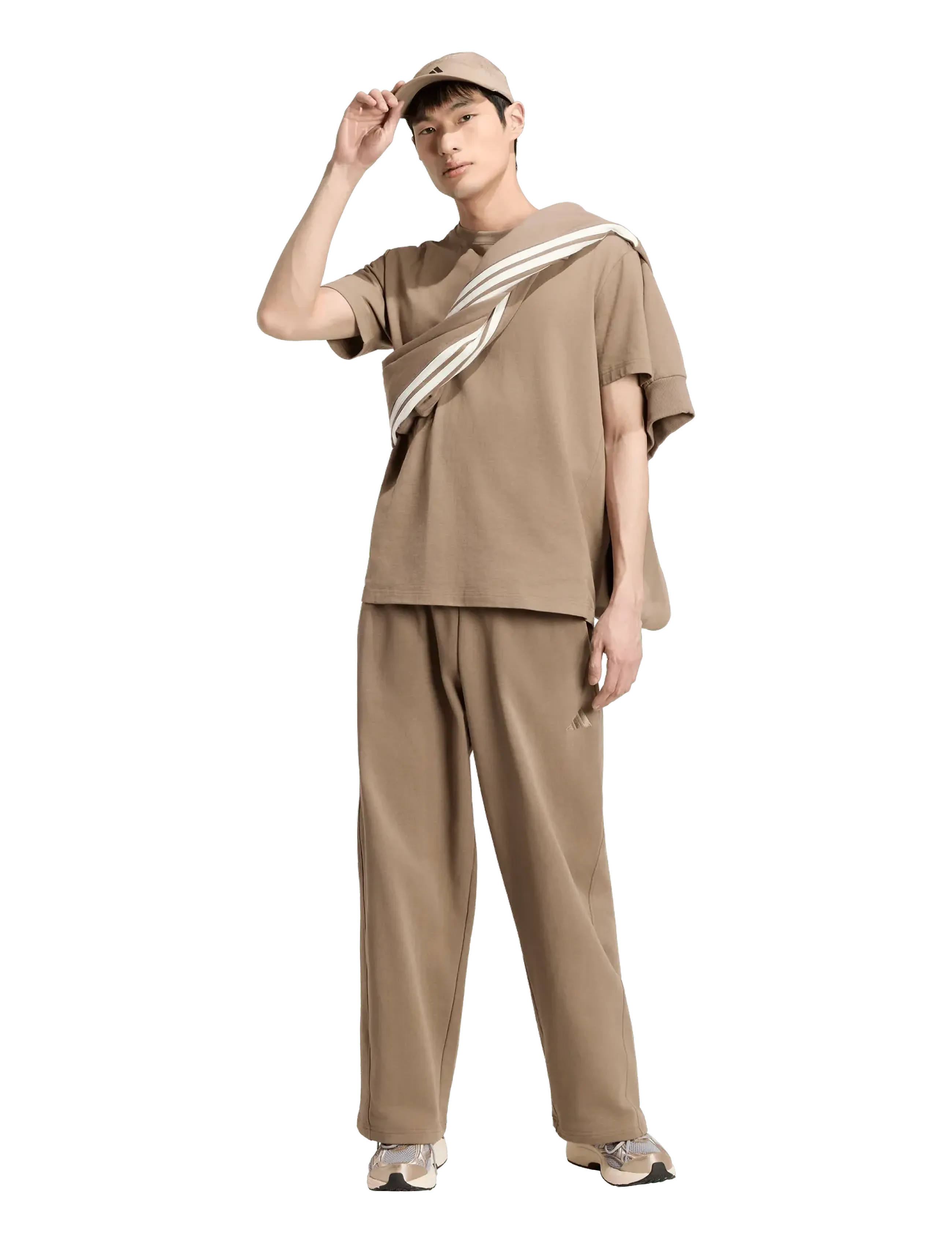 adidas Sportswear M AK SL WD PT - Sæsonens farver - KHASIX / brown