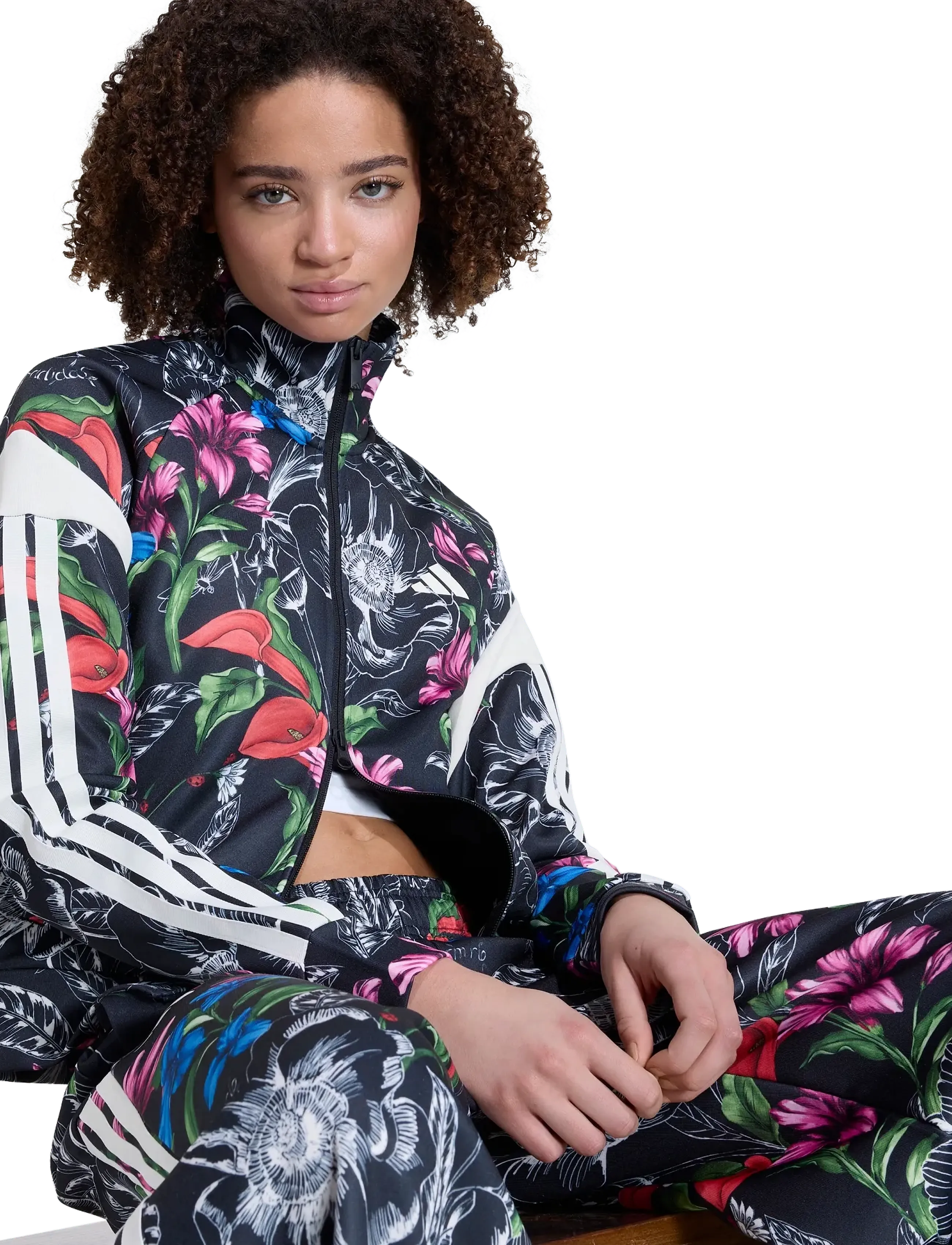 adidas Sportswear - FARM TIRO TT - sportsjakker - black/crewht/multco - 4
