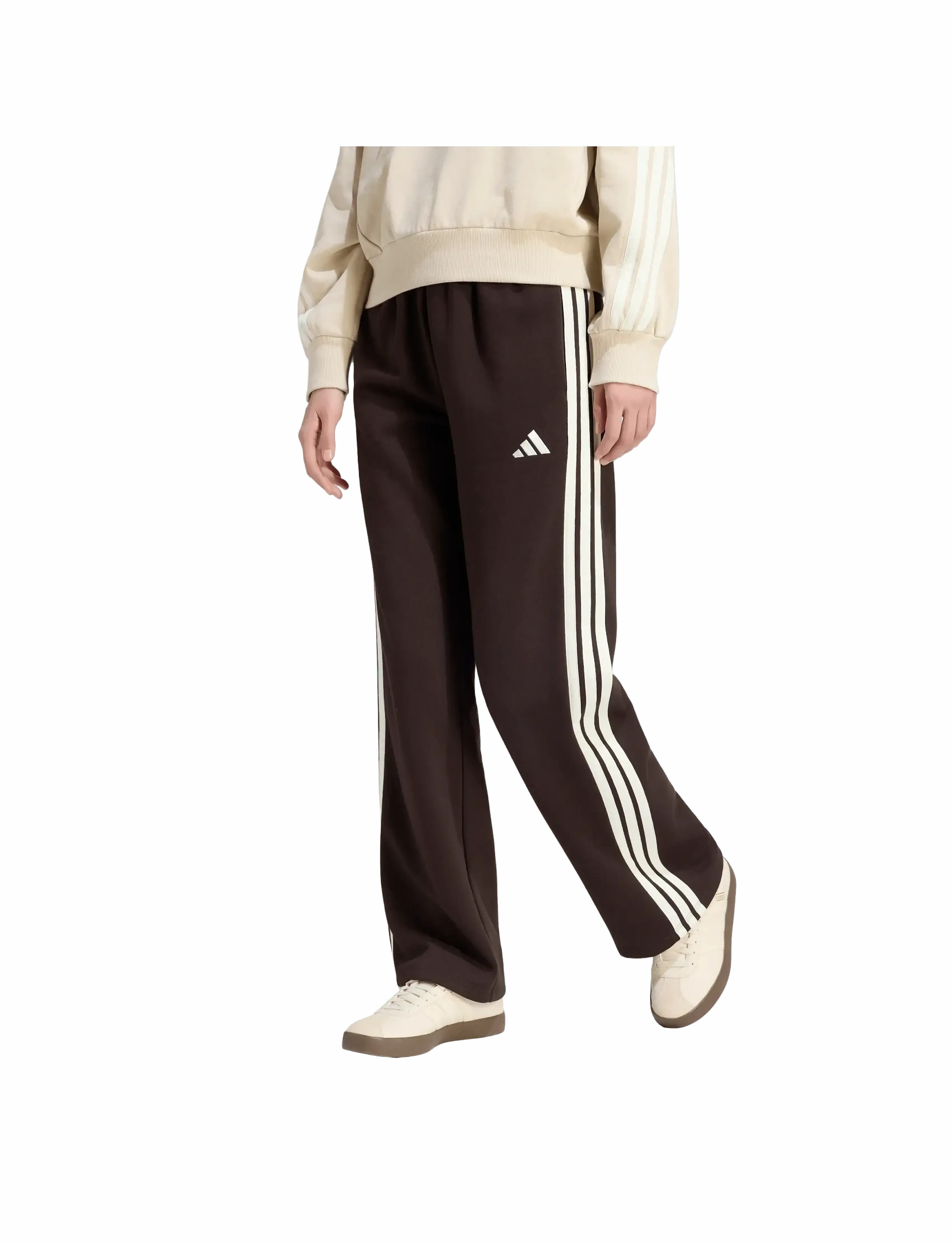 Byxa 'ESSENTIALS 3-STRIPES OPEN HEM FLEECE' 8