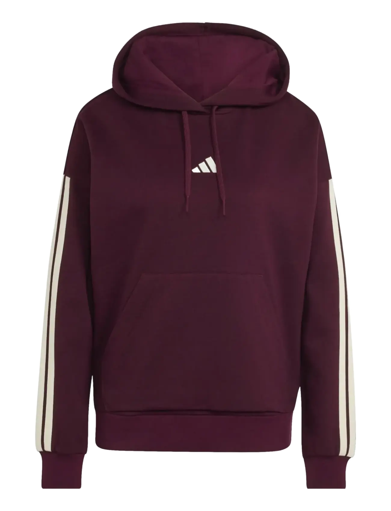 adidas Sportswear W 3S FL HD - adidas Sportswear - MAROON/IVORY / burgundy