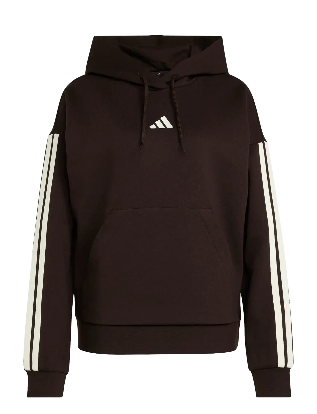 adidas Sportswear W 3S FL HD - Sweatshirts - AUCO/IVORY / brown