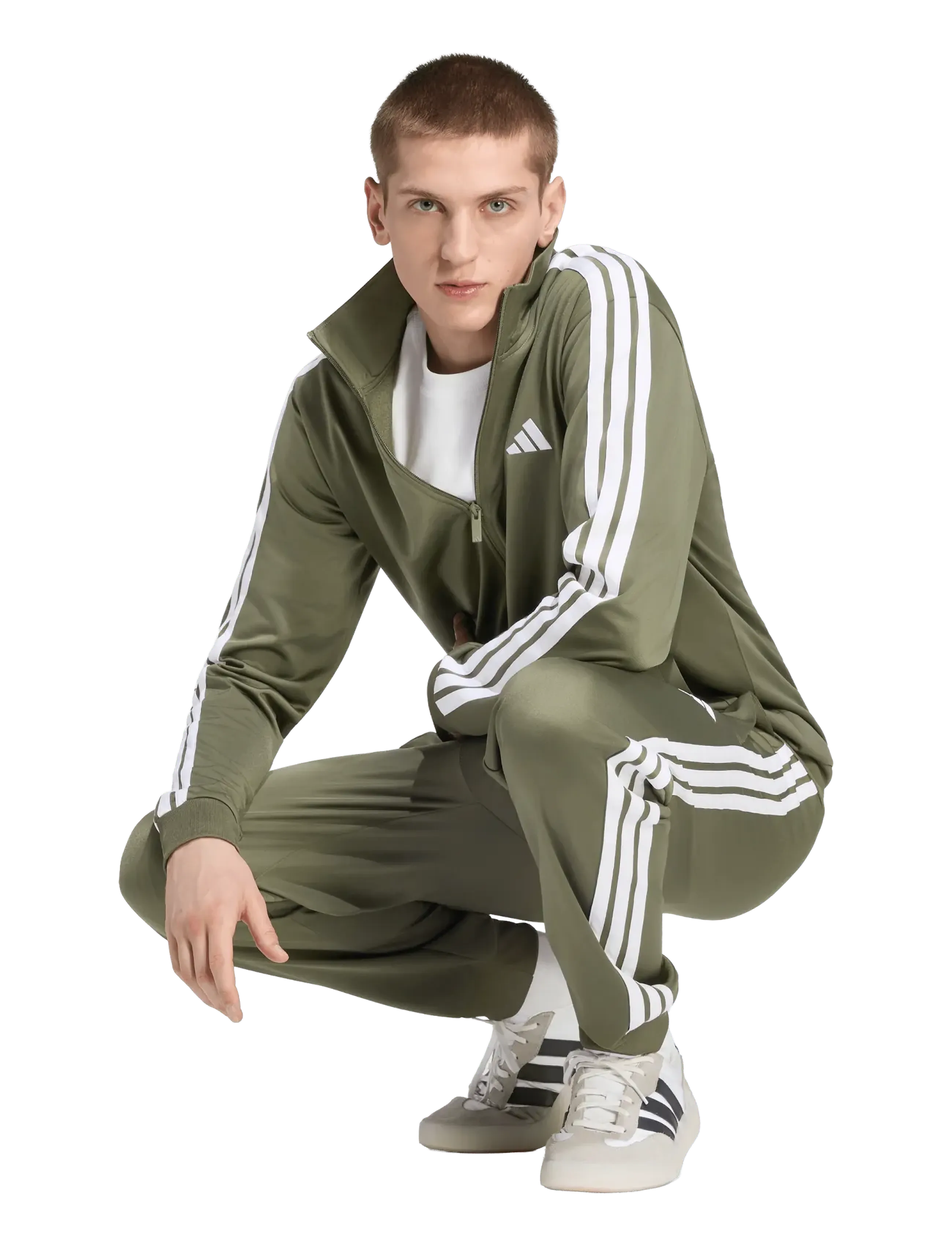 adidas Sportswear - M DAYRDY TS - træningsdragter - olifou/white - 0