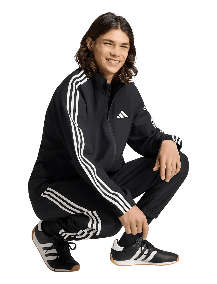 adidas Sportswear - M 3S WV TS - sweatshirts - black/white - 0