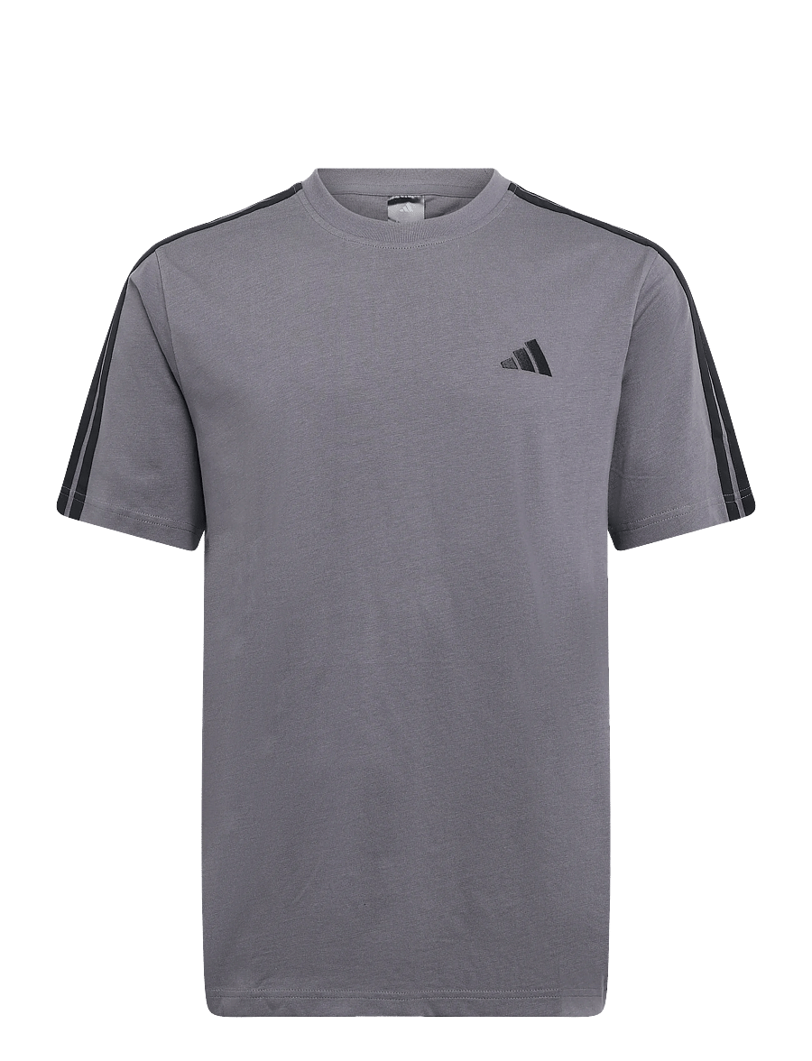 adidas Sportswear - M 3S SJ LC T - tops & t-shirts - grefiv/black - 0