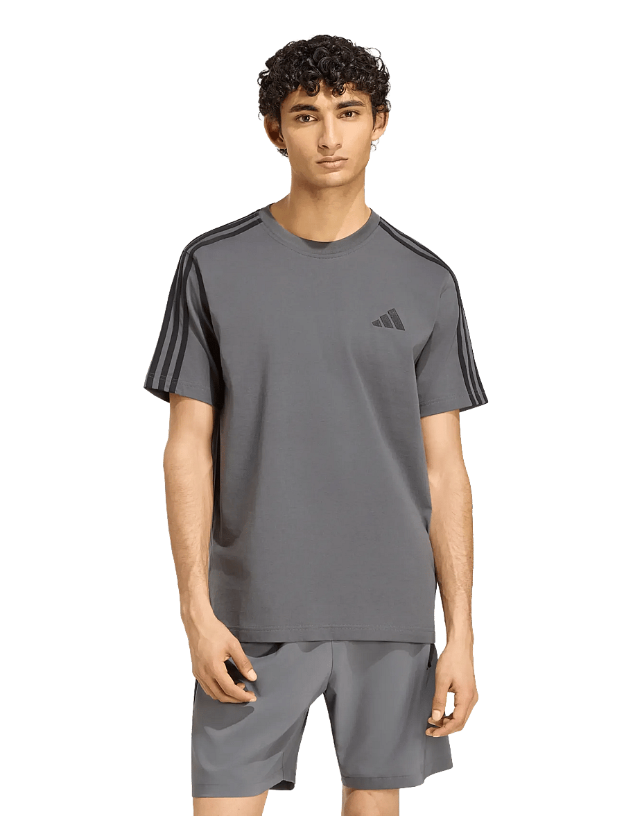 adidas Sportswear - M 3S SJ LC T - t-shirts - grefiv/black - 0