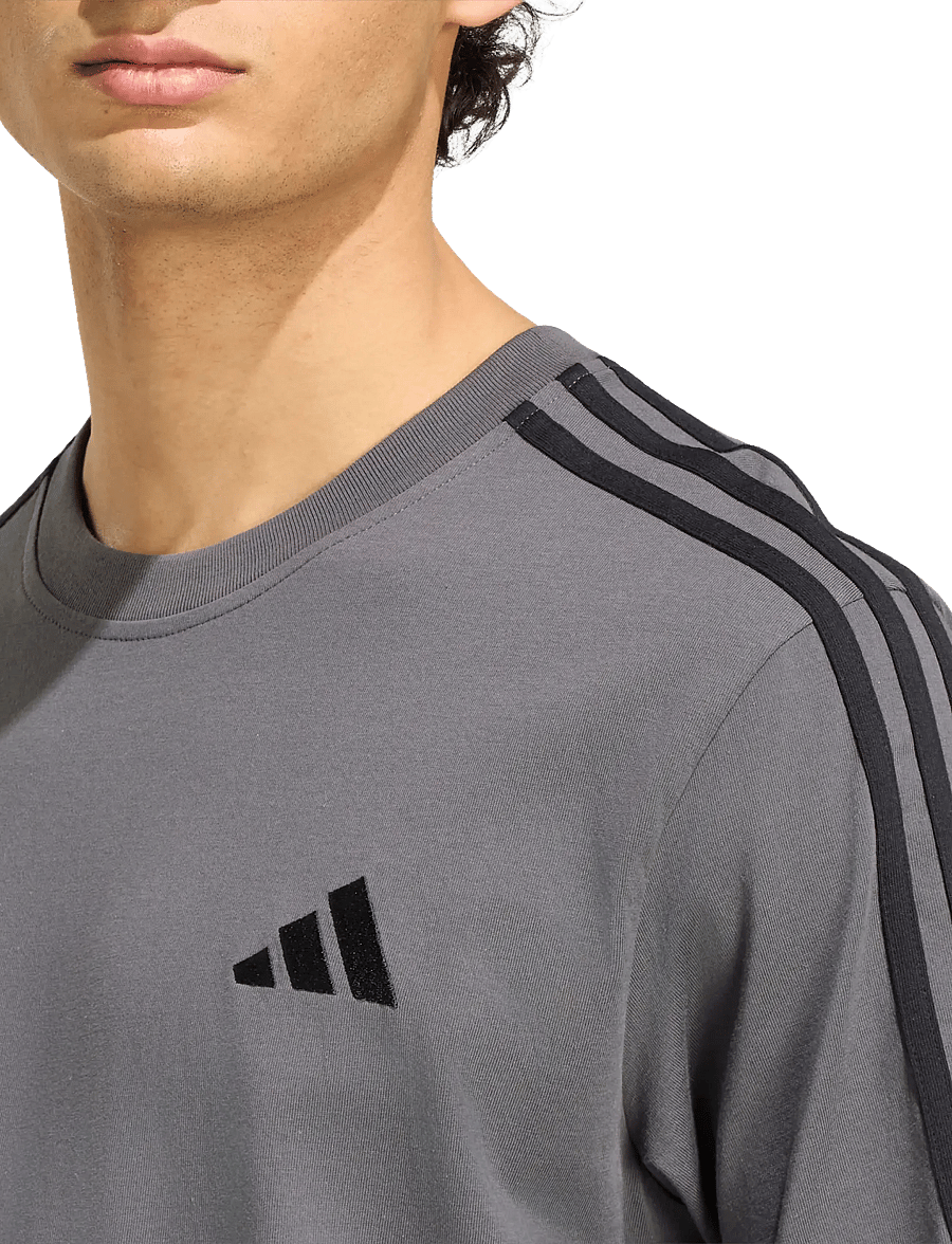 adidas Sportswear - M 3S SJ LC T - t-shirts - grefiv/black - 4