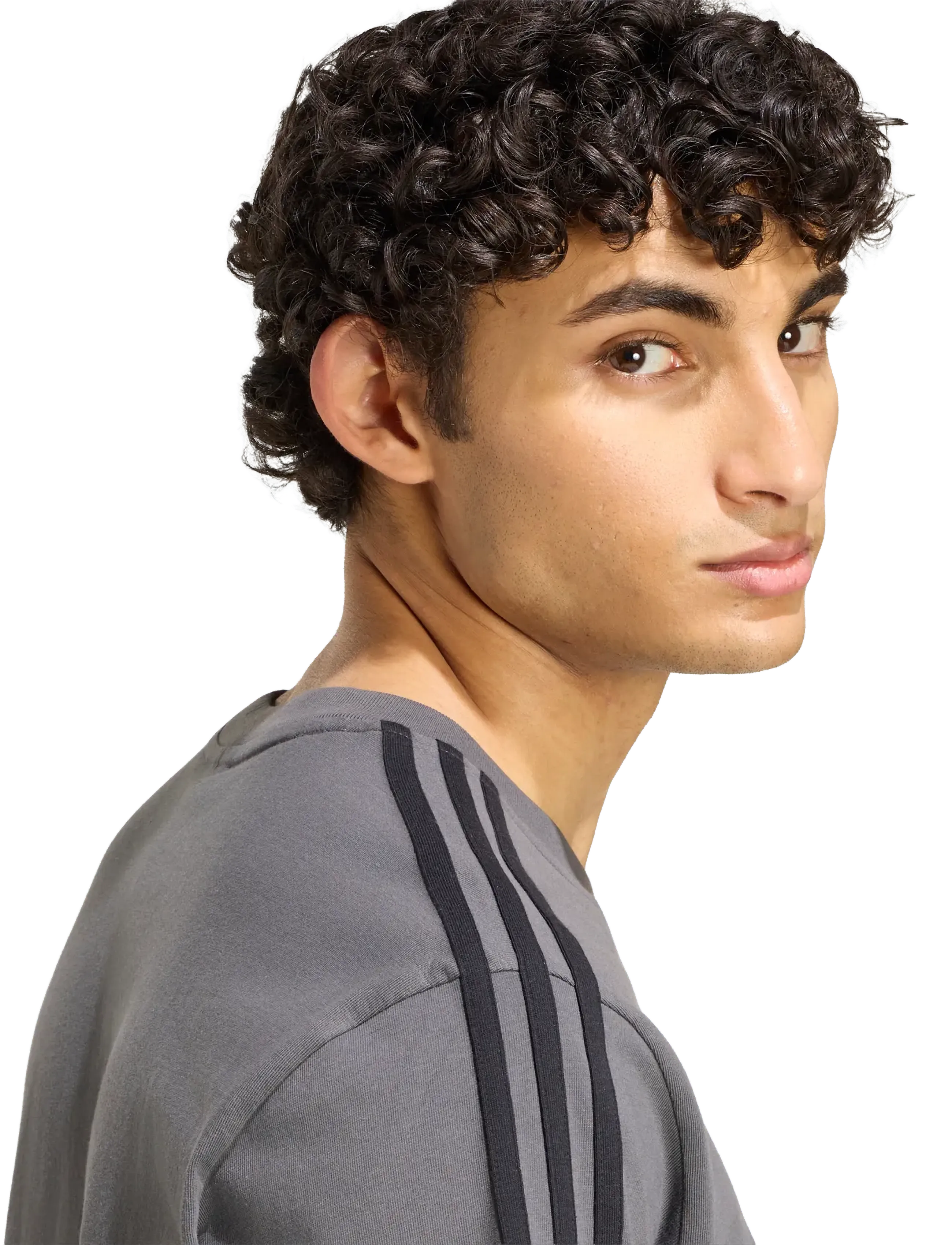 adidas Sportswear - M 3S SJ LC T - madalaimad hinnad - grefiv/black - 5