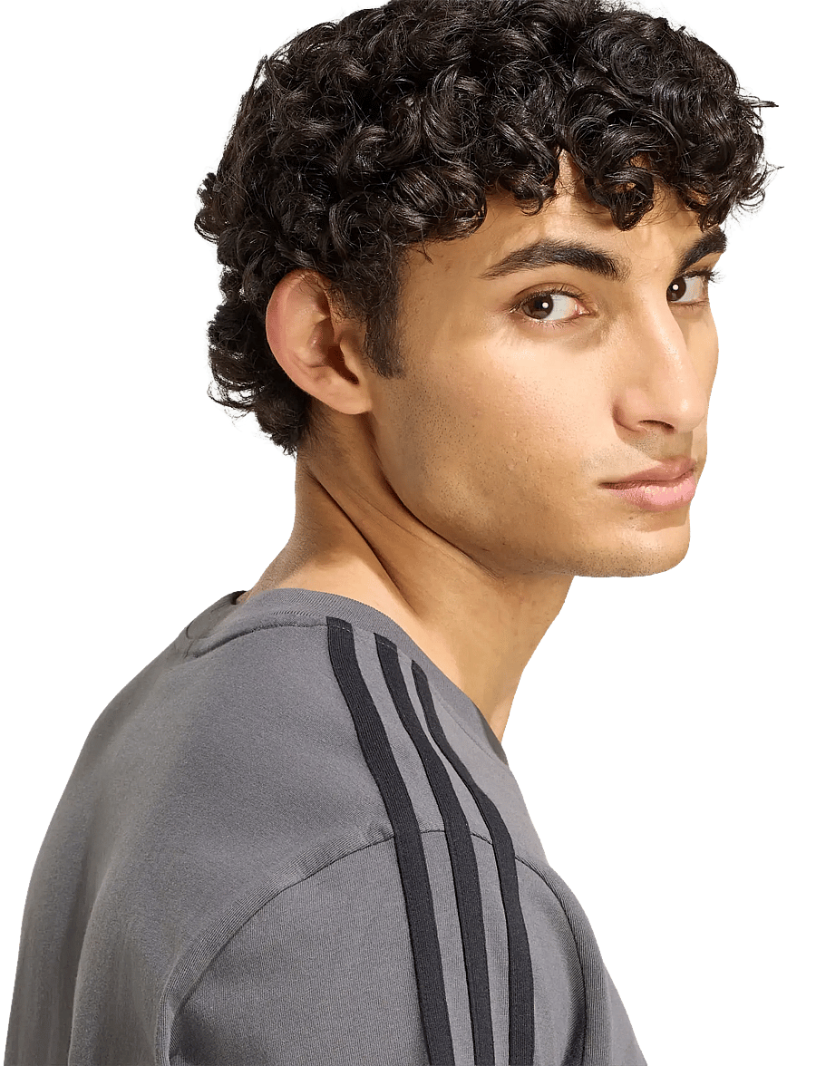 adidas Sportswear - M 3S SJ LC T - t-shirts - grefiv/black - 5