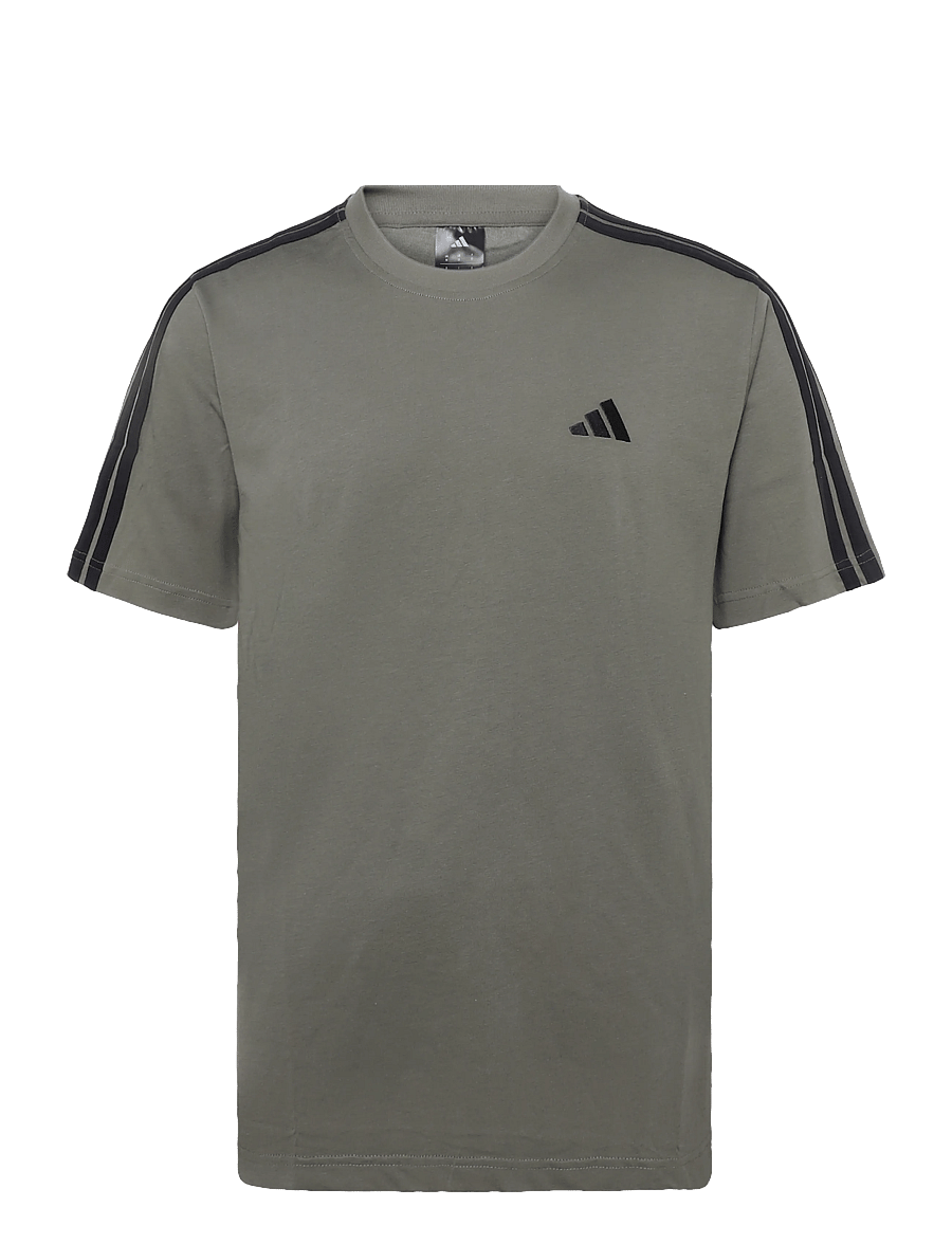 adidas Sportswear - M 3S SJ LC T - oberteile & t-shirts - olifou/black - 1