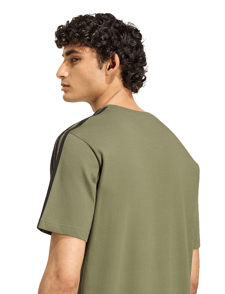 adidas Sportswear - M 3S SJ LC T - oberteile & t-shirts - olifou/black - 5