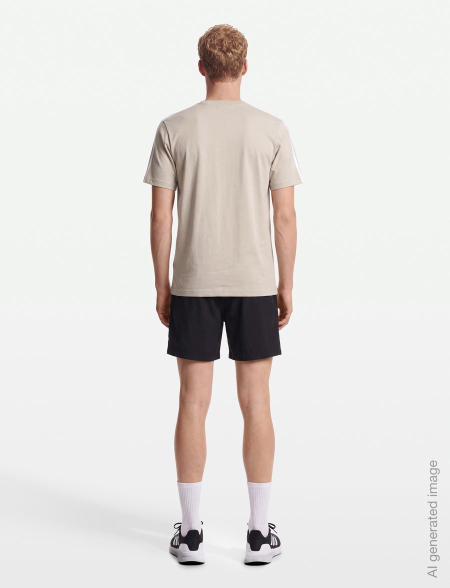 adidas Sportswear - M 3S SJ LC T - t-shirts - khathr/white - 4