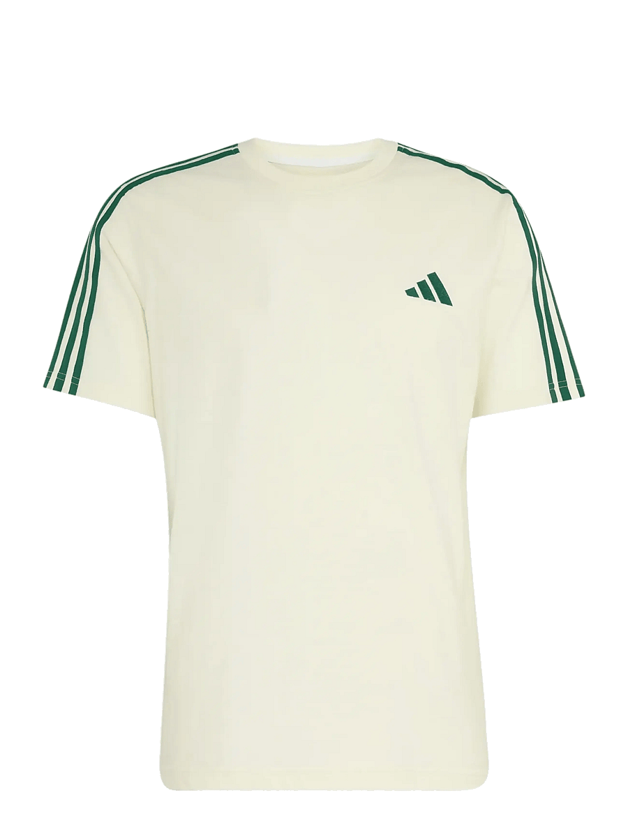 adidas Sportswear - M 3S SJ LC T - oberteile & t-shirts - ivory/cgreen - 1