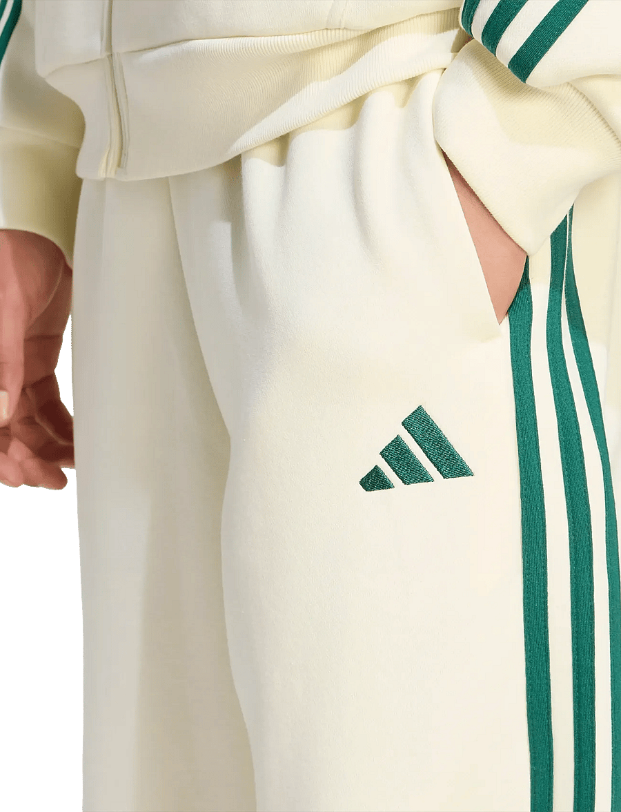 adidas Sportswear - M 3S FL TC PT - træningsbukser - ivory/cgreen - 3