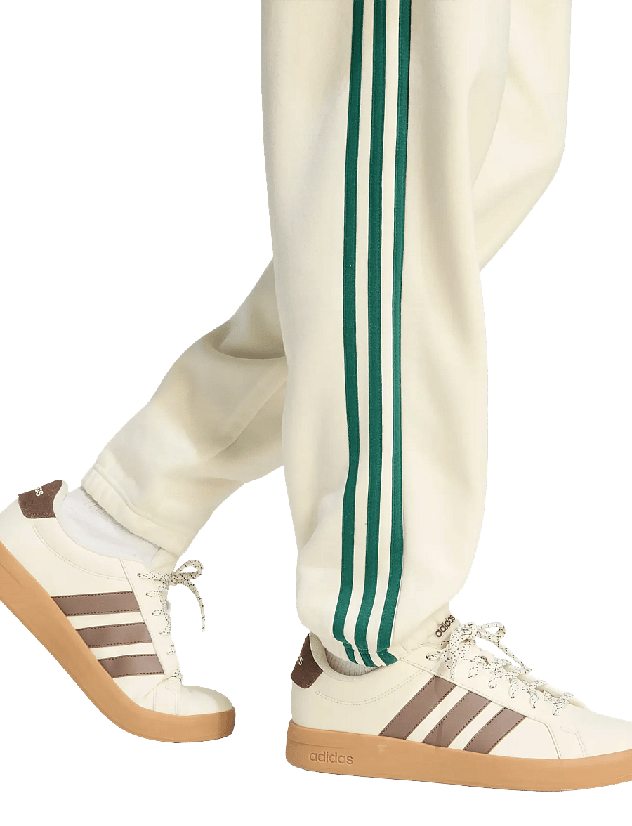 adidas Sportswear - M 3S FL TC PT - træningsbukser - ivory/cgreen - 4