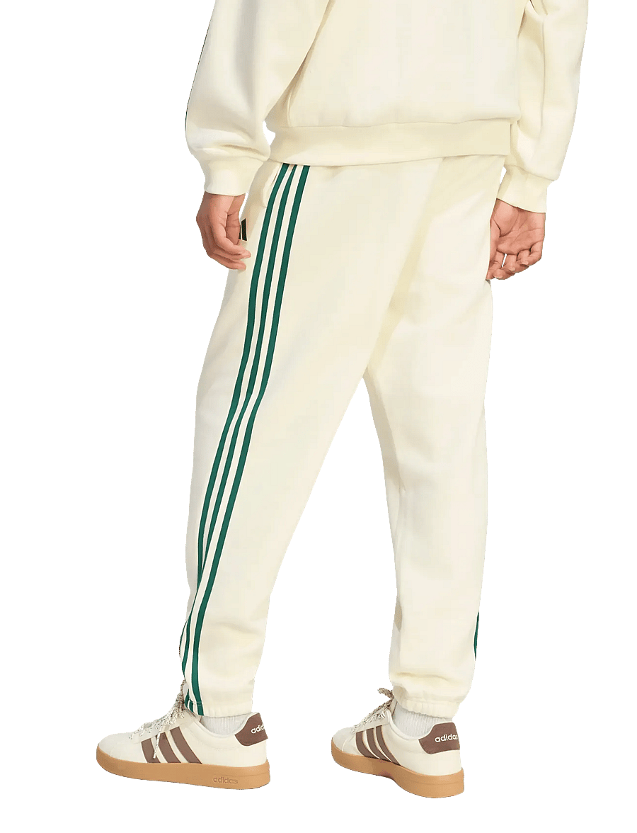 adidas Sportswear - M 3S FL TC PT - træningsbukser - ivory/cgreen - 5
