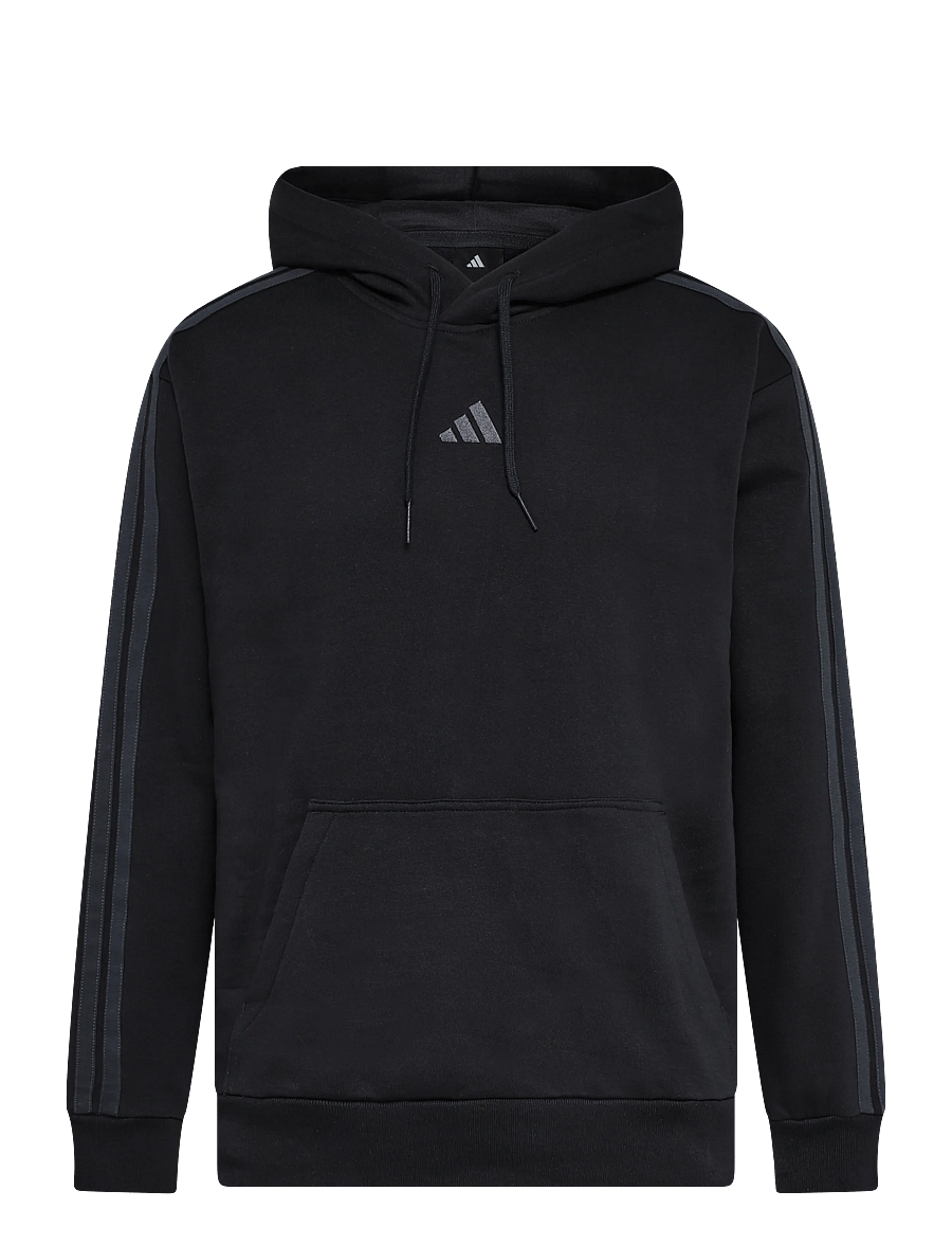 adidas Sportswear - M 3S FL HD - tops - black/carbon - 0