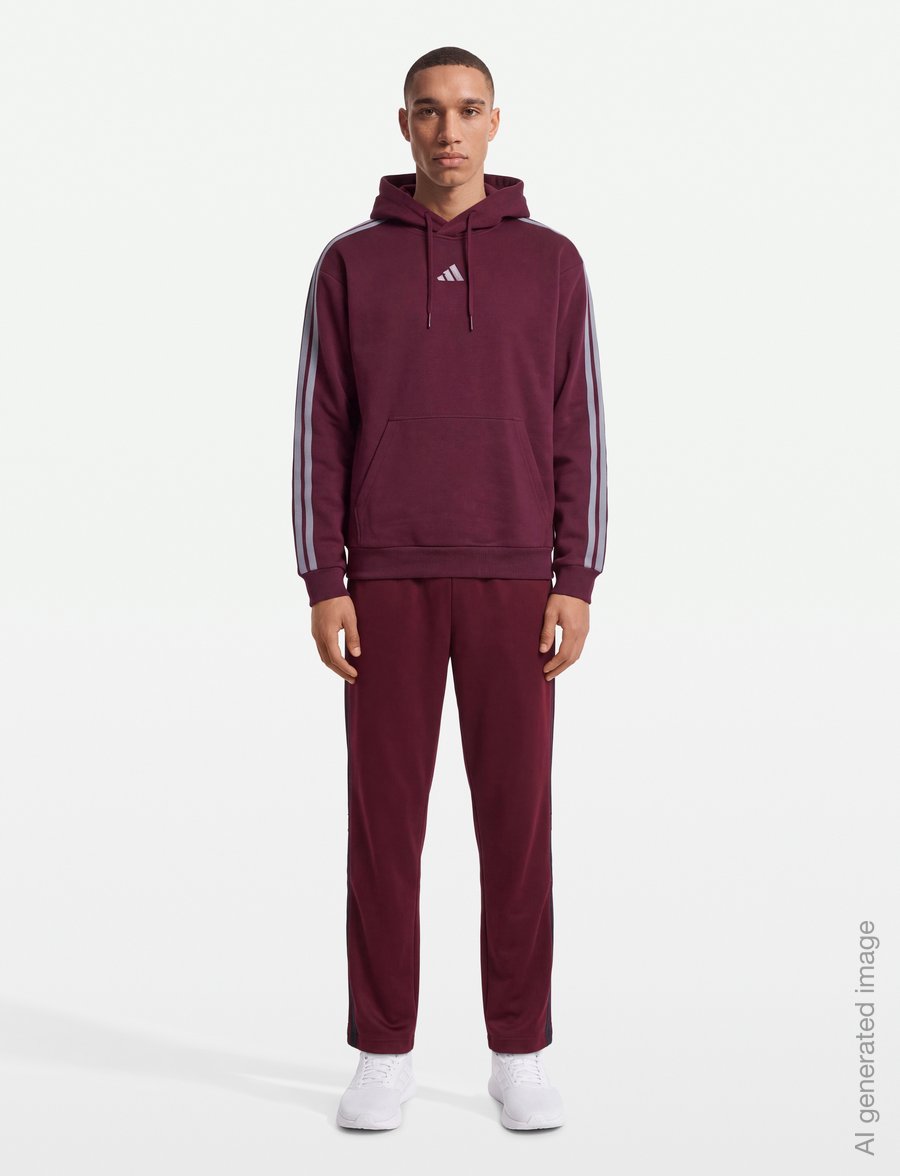 adidas Sportswear - M 3S FL HD - tops - teamar/slate - 0