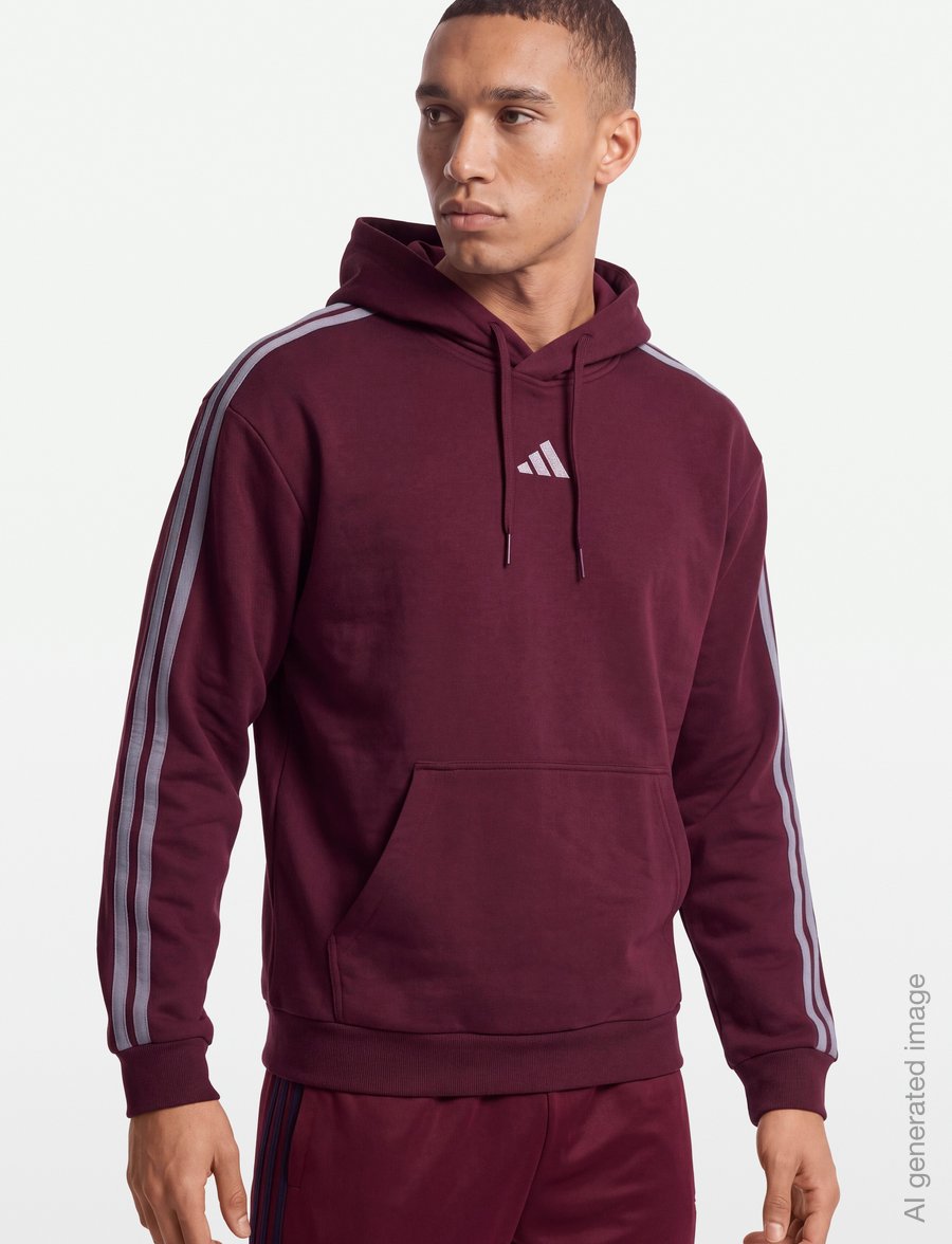 adidas Sportswear - M 3S FL HD - tops - teamar/slate - 3