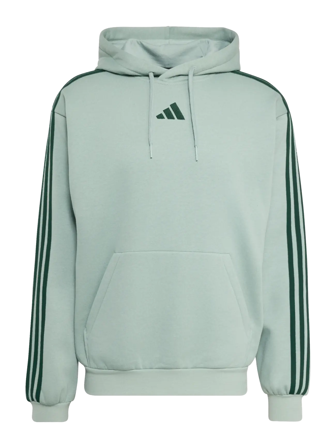 adidas Sportswear M 3S FL HD - Kapuzenpullover - SILGRN/CGREEN / green