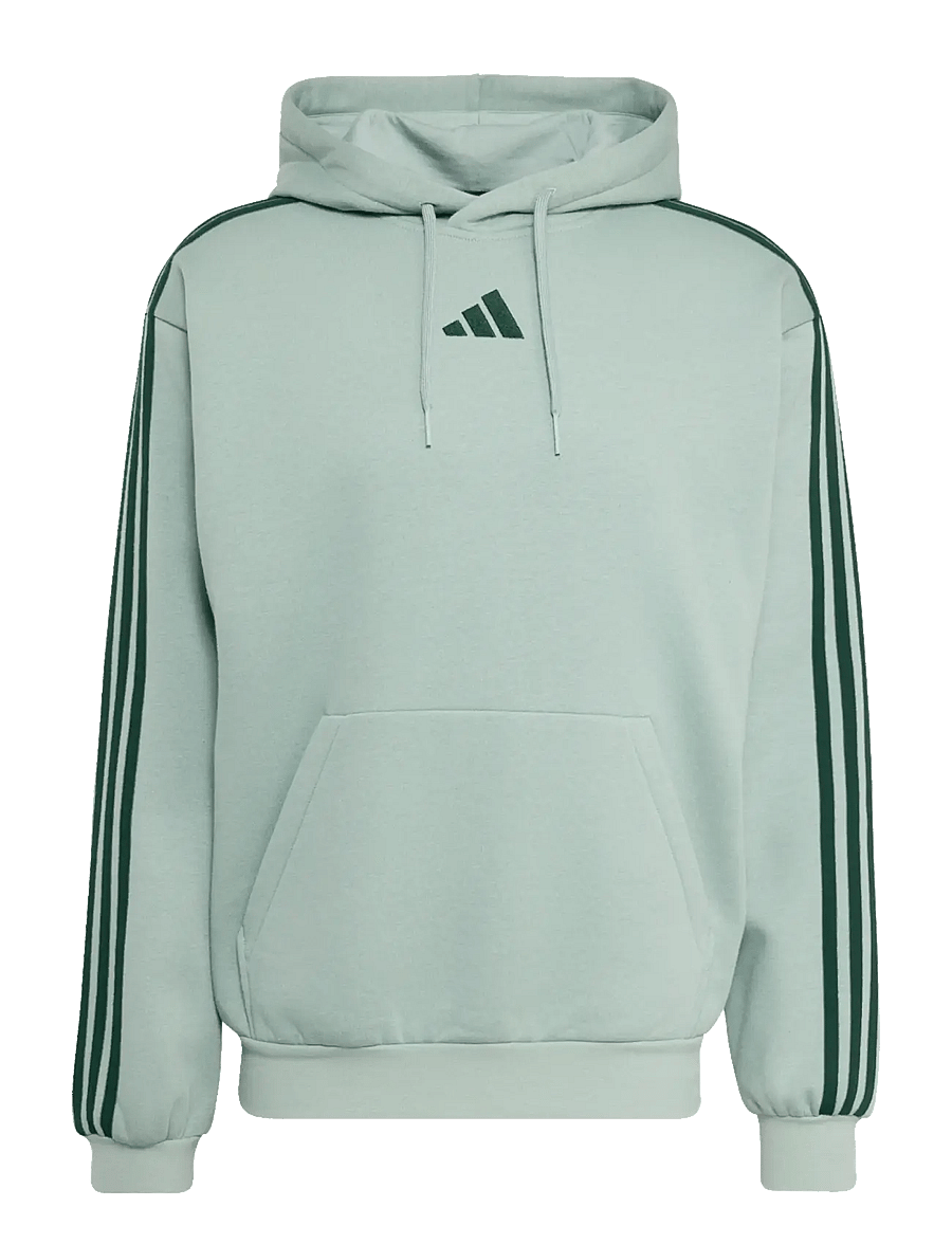 adidas Sportswear - M 3S FL HD - sweatshirts - silgrn/cgreen - 1
