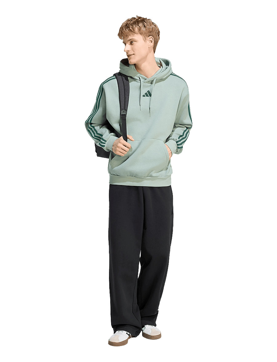 adidas Sportswear - M 3S FL HD - sweatshirts - silgrn/cgreen - 0