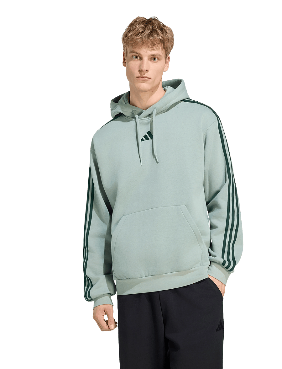 adidas Sportswear - M 3S FL HD - sweatshirts - silgrn/cgreen - 2
