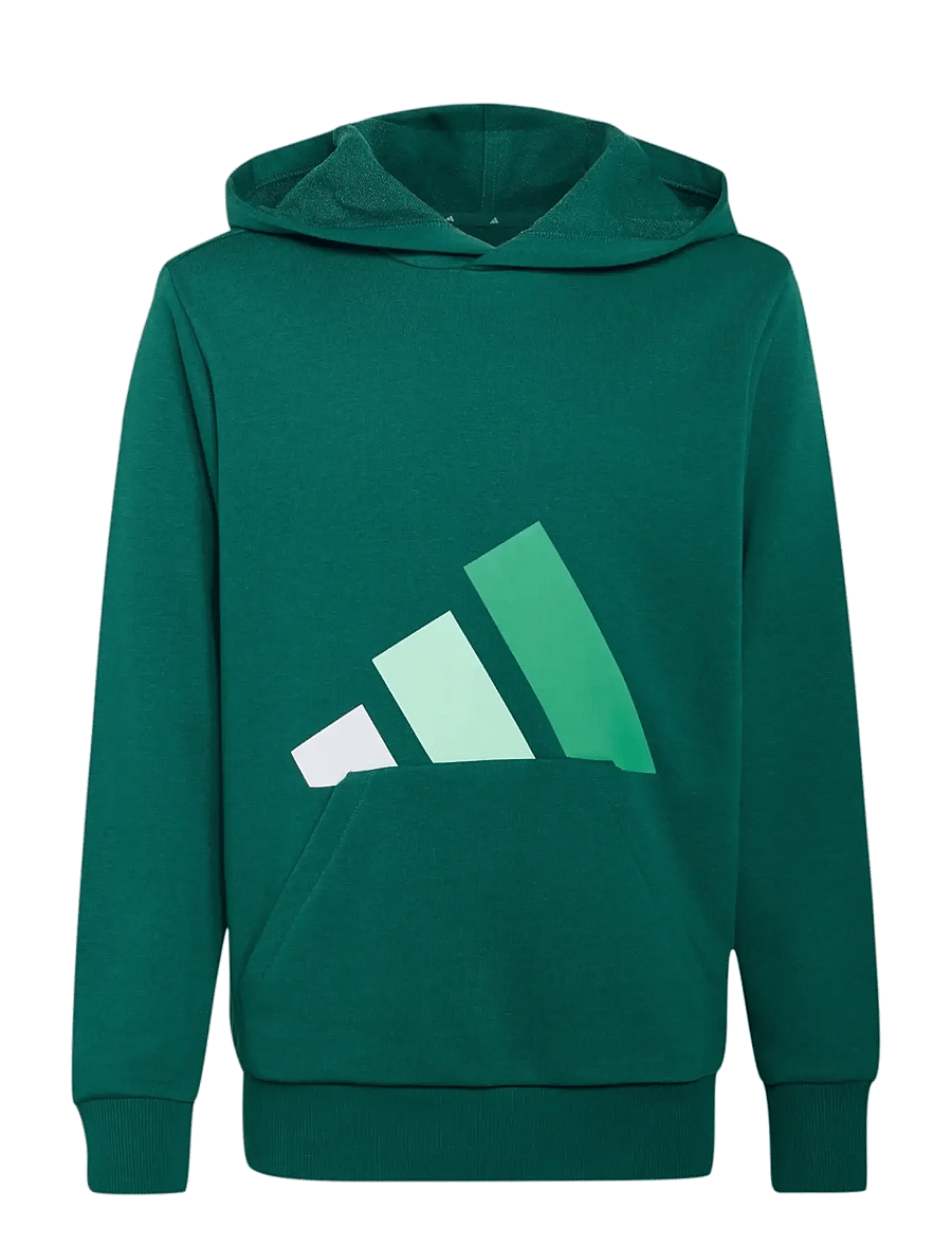 adidas Sportswear - J BL FT HD 280 - hættetrøjer - cgreen/white/clemin/c - 0