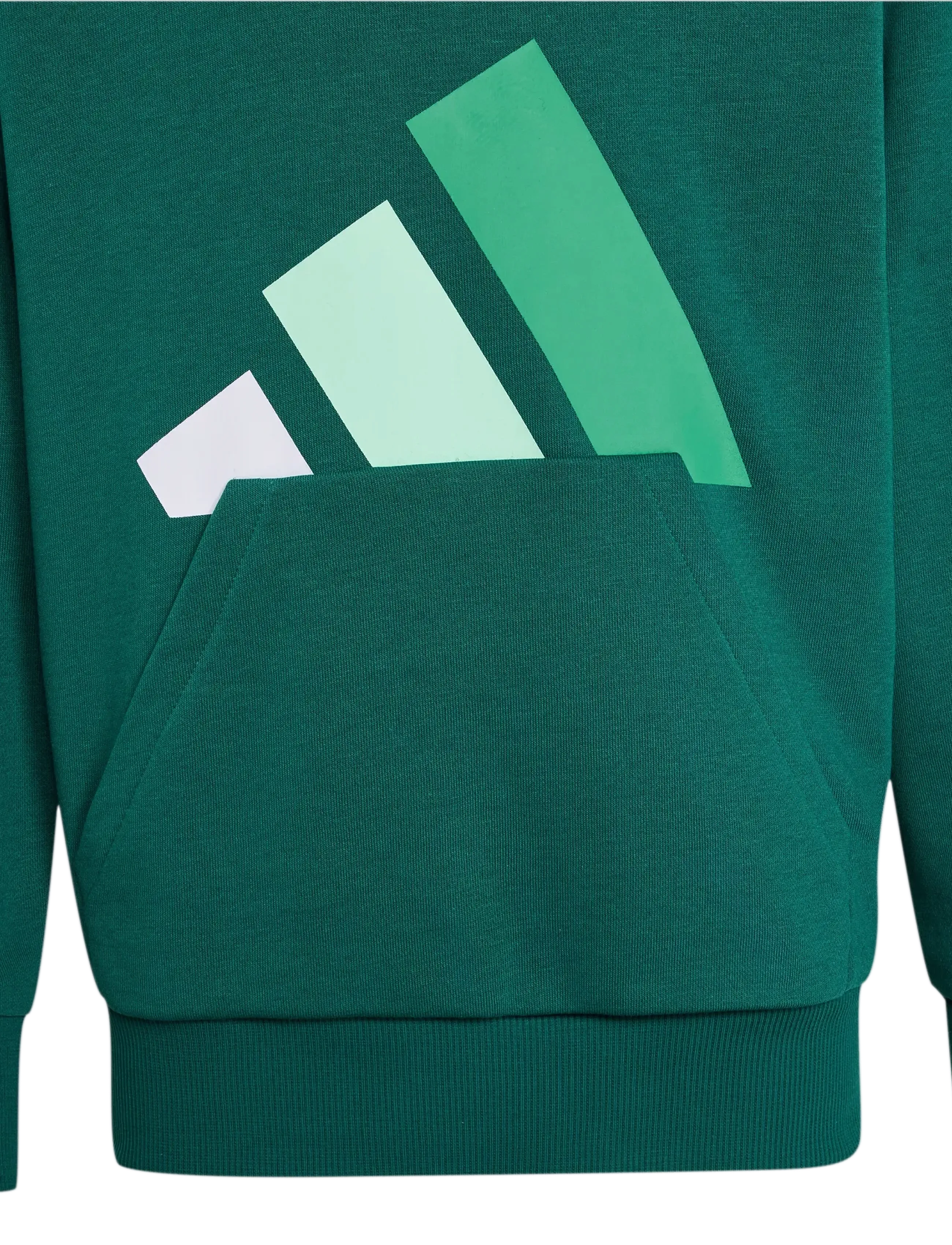 adidas Sportswear - J BL FT HD 280 - hættetrøjer - cgreen/white/clemin/c - 2